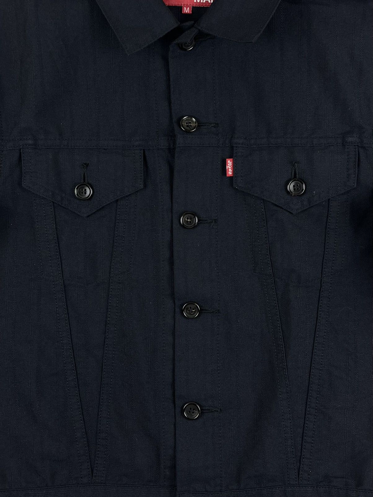 Junya Watanabe SS02 Junya Watanabe Levis Poem Print Cropped Wool Jacket Size US M / EU 48-50 / 2 - 3 Thumbnail