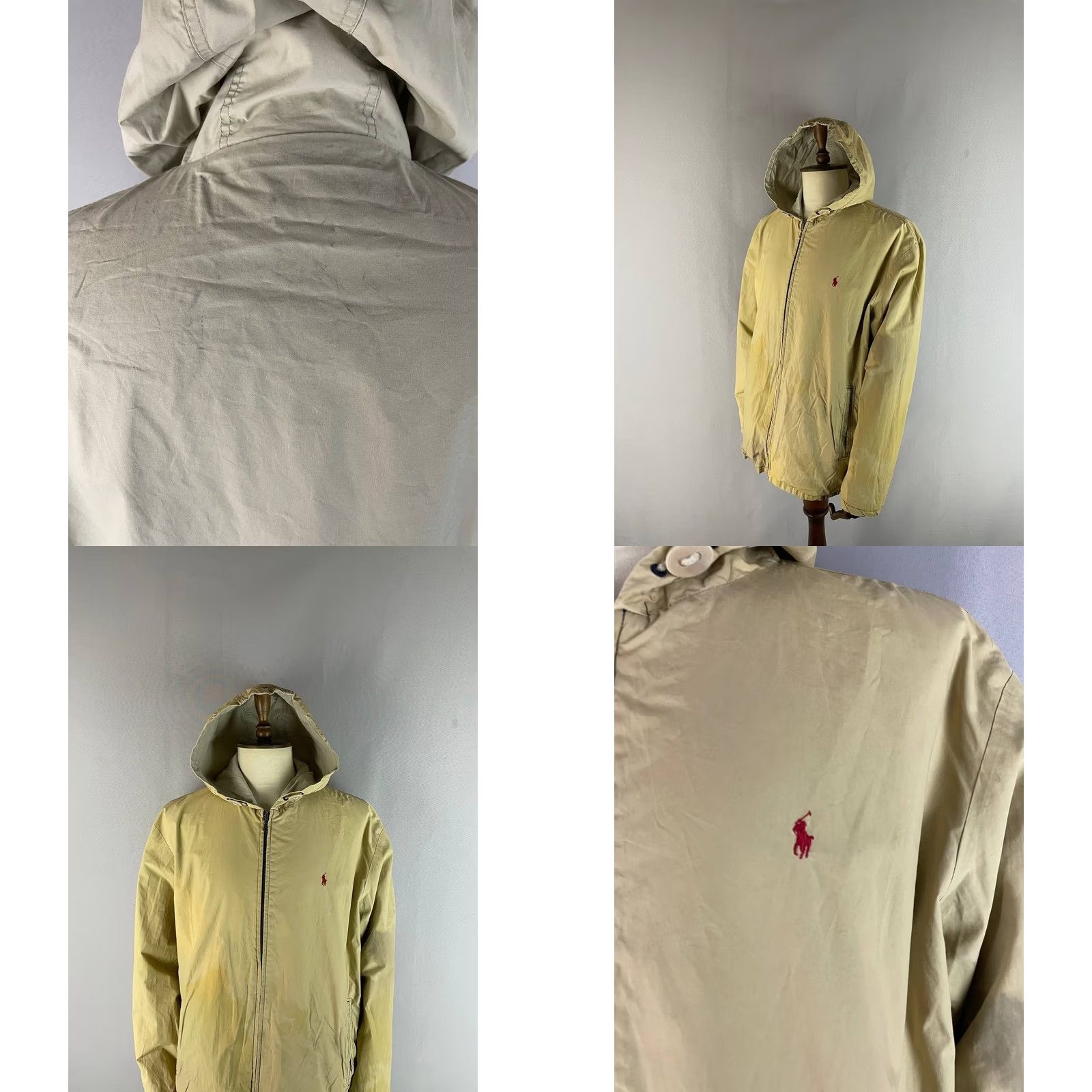 Polo Ralph Lauren Polo Ralph Lauren Mens Jacket Long Sleeve Zip Bomber Cream Cotton Full Zip Regular Fit L Mens Pork? Size US L / EU 52-54 / 3 - 9 Thumbnail