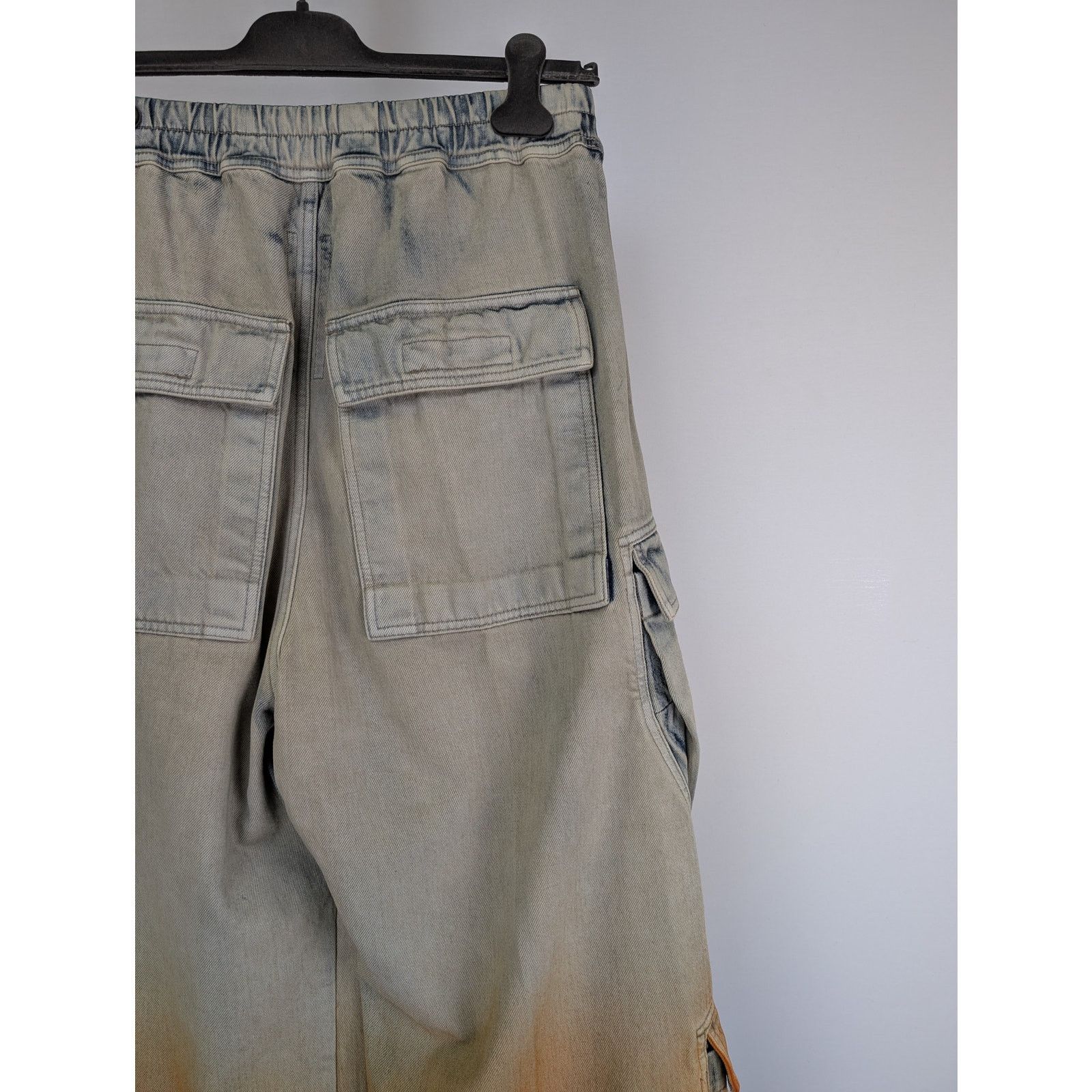 Rick Owens Drkshdw o1rshd1 Double Cargo Jumbo Belas Trouser Sky/Orange Degrade Size US 32 / EU 48 - 16 Thumbnail