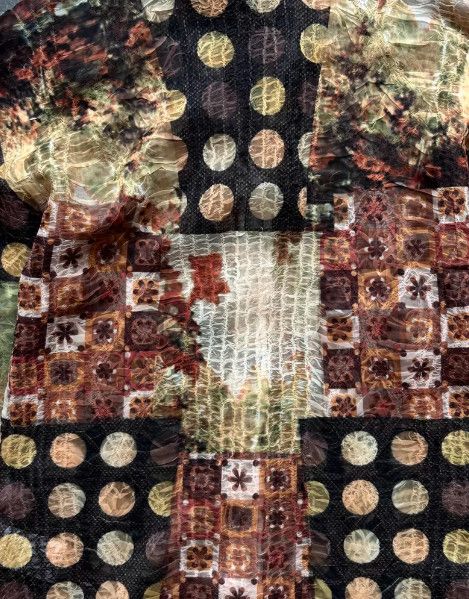 YASHIKI Yoshiki Hishinuma Polka Dot Pleated Print Shirt Size US M / EU 48-50 / 2 - 7 Thumbnail