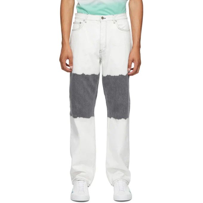 Givenchy Givenchy white tie-dye jeans oversize size 34 Size US 33 - 1 Thumbnail