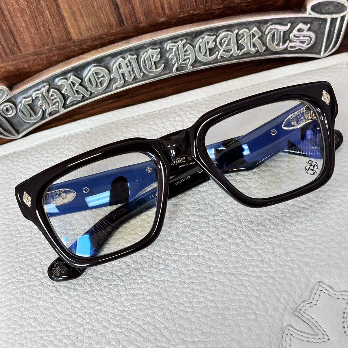 Pre-owned Chrome Hearts 2024 New Gnarlin Glasses In Brown