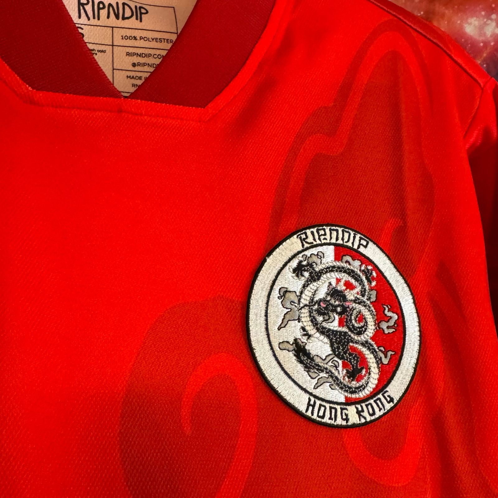 RIPNDIP •NWT• RipnDip Hong Kong Red Dragon Jersey • Size Small Size US S / EU 44-46 / 1 - 5 Thumbnail
