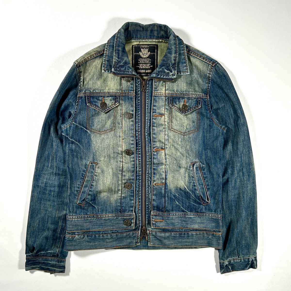 291295=Homme 🔻291295 = Homme Double Layered Denim Trucker Jacket🔻 Size US M / EU 48-50 / 2 - 2 Thumbnail