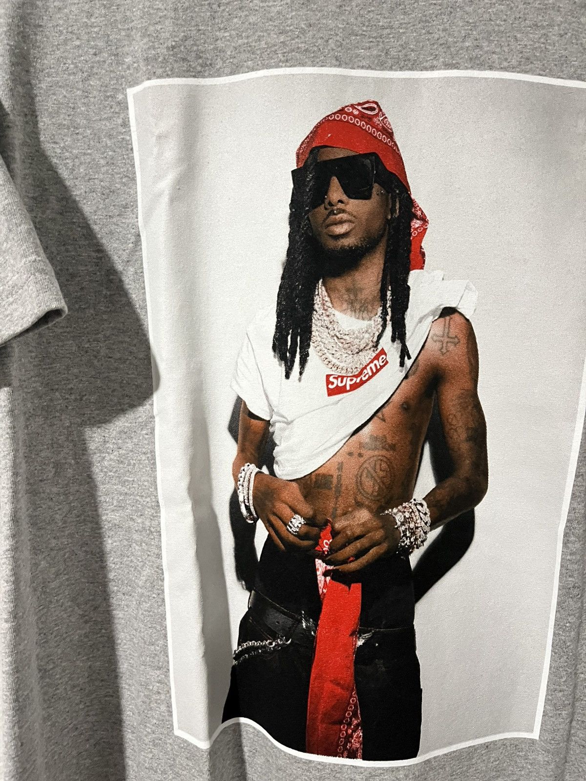 Supreme Supreme Playboi Carti Tee Size US M / EU 48-50 / 2 - 2 Thumbnail