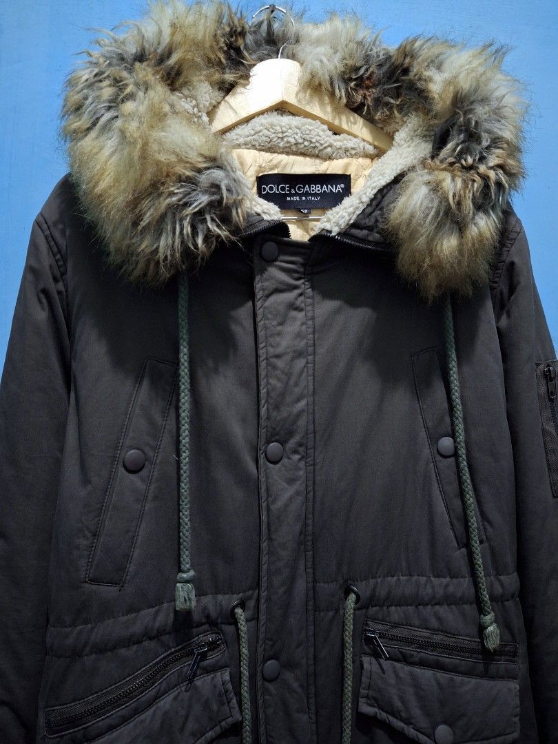 If Six Was Nine Dolce &Gabbana fur parka jacket Size US L / EU 52-54 / 3 - 2 Thumbnail