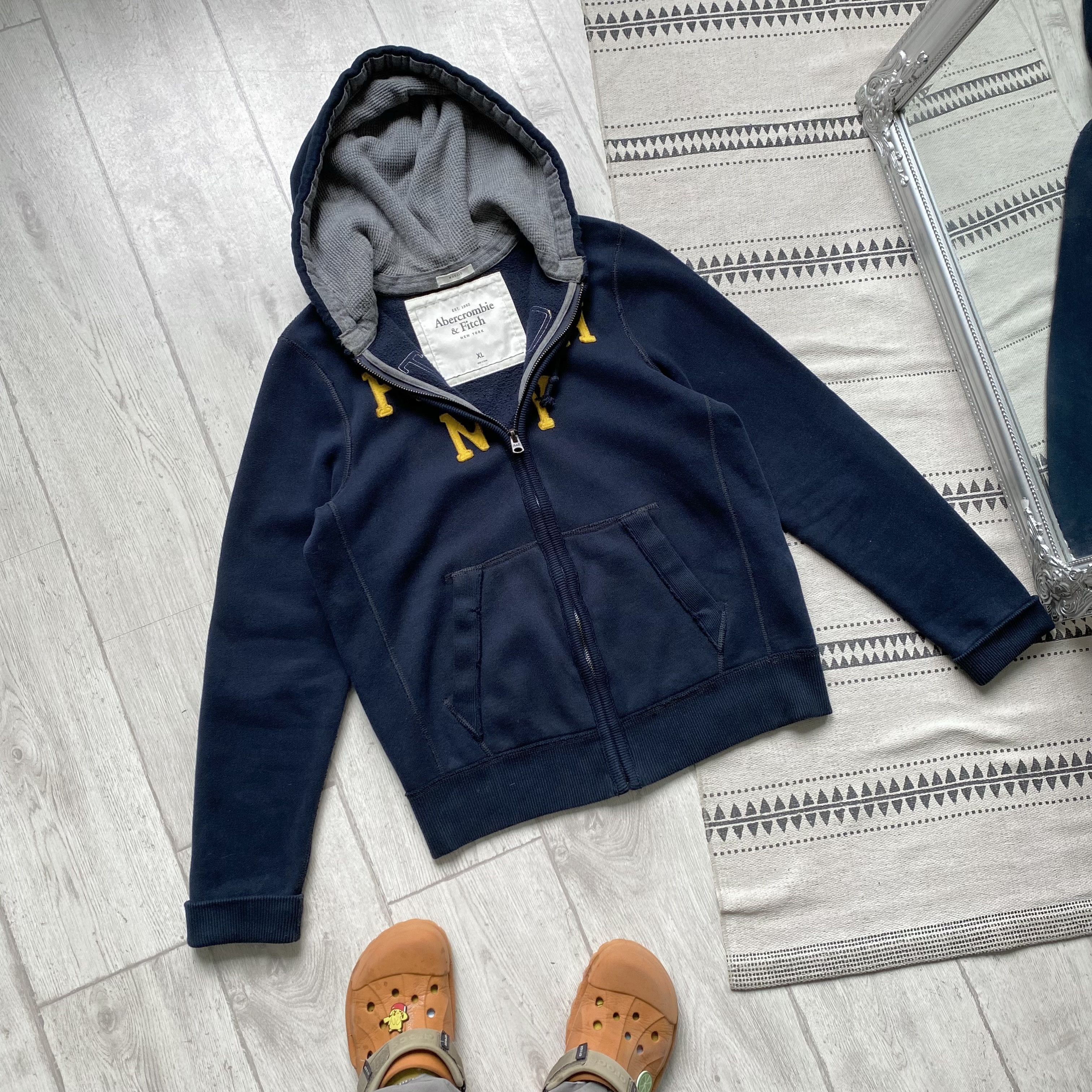 Abercrombie & Fitch 🕷️ Vintage Abercrombie Fitch heavy zip hoodie Y2K Size US XL / EU 56 / 4 - 8 Thumbnail