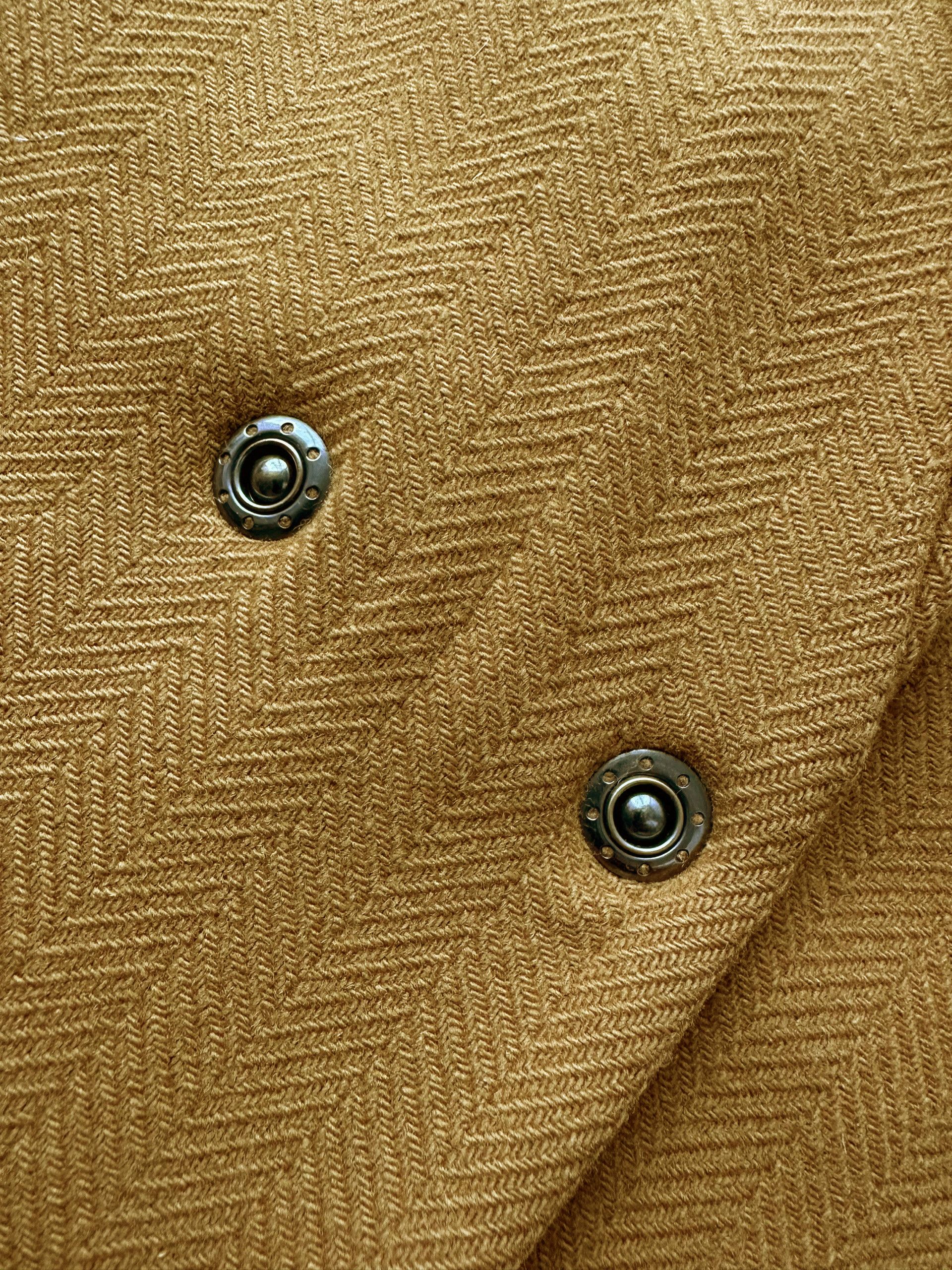 See by Chloe SEE BY CHLOE mustard wool tweed oversized coat Size XS / US 0-2 / IT 36-38 - 5 Thumbnail