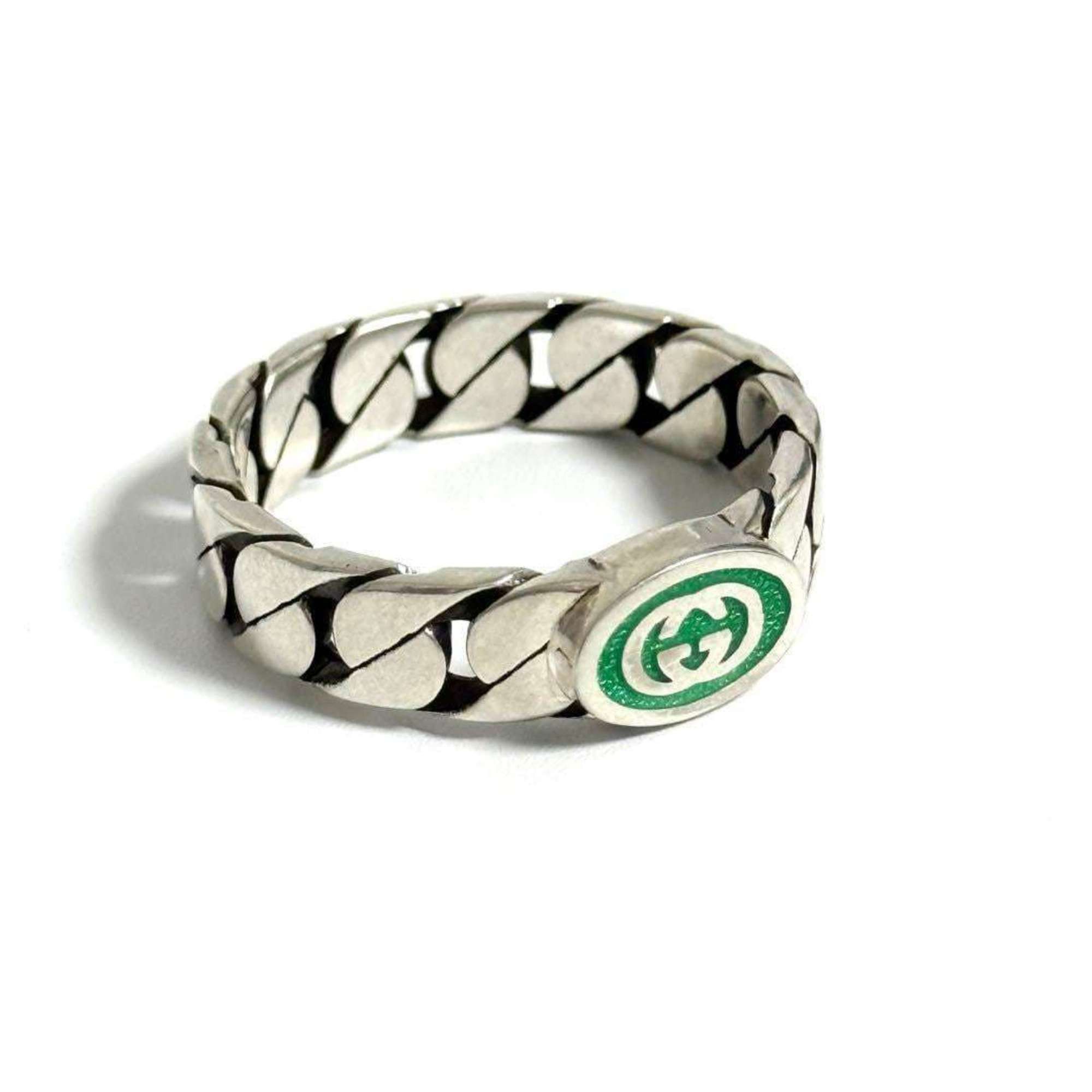 Gucci Gucci Men's Interlocking G Silver Ring Size ONE SIZE - 1 Thumbnail