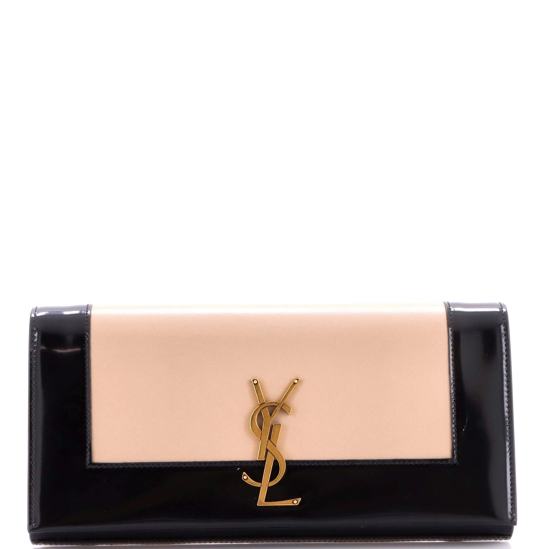 Saint Laurent Paris Classic Monogram Clutch Size ONE SIZE - 1 Thumbnail