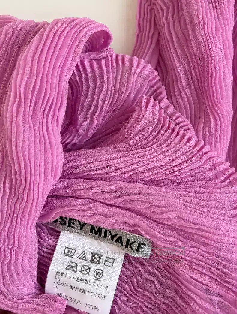 Issey Miyake Issey Miyake Pink Purple Long Sleeve Size M / US 6-8 / IT 42-44 - 3 Thumbnail