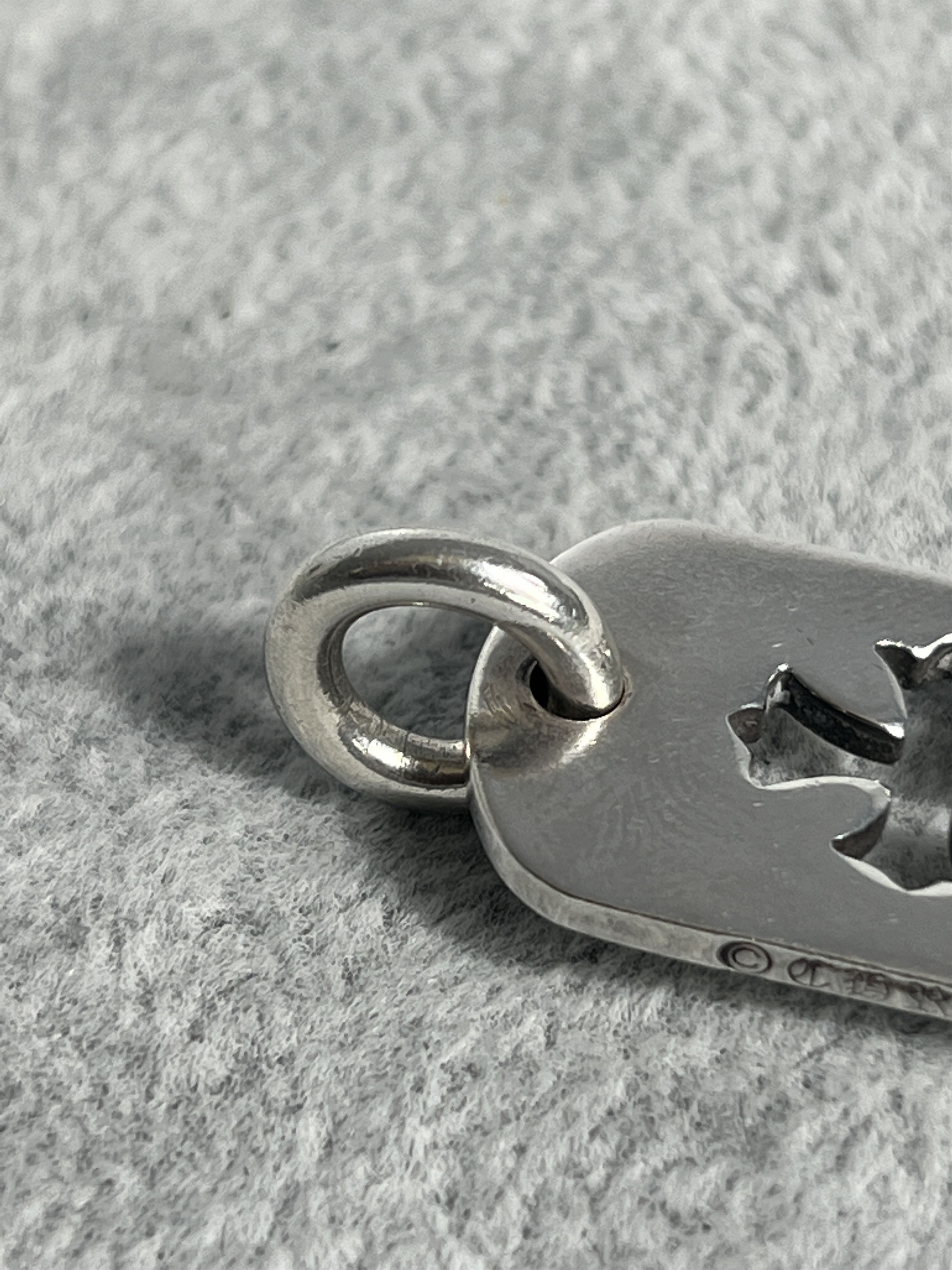 Chrome Hearts Chrome Hearts Cutout Cross Dog Tag Pendant Silver Size ONE SIZE - 6 Thumbnail