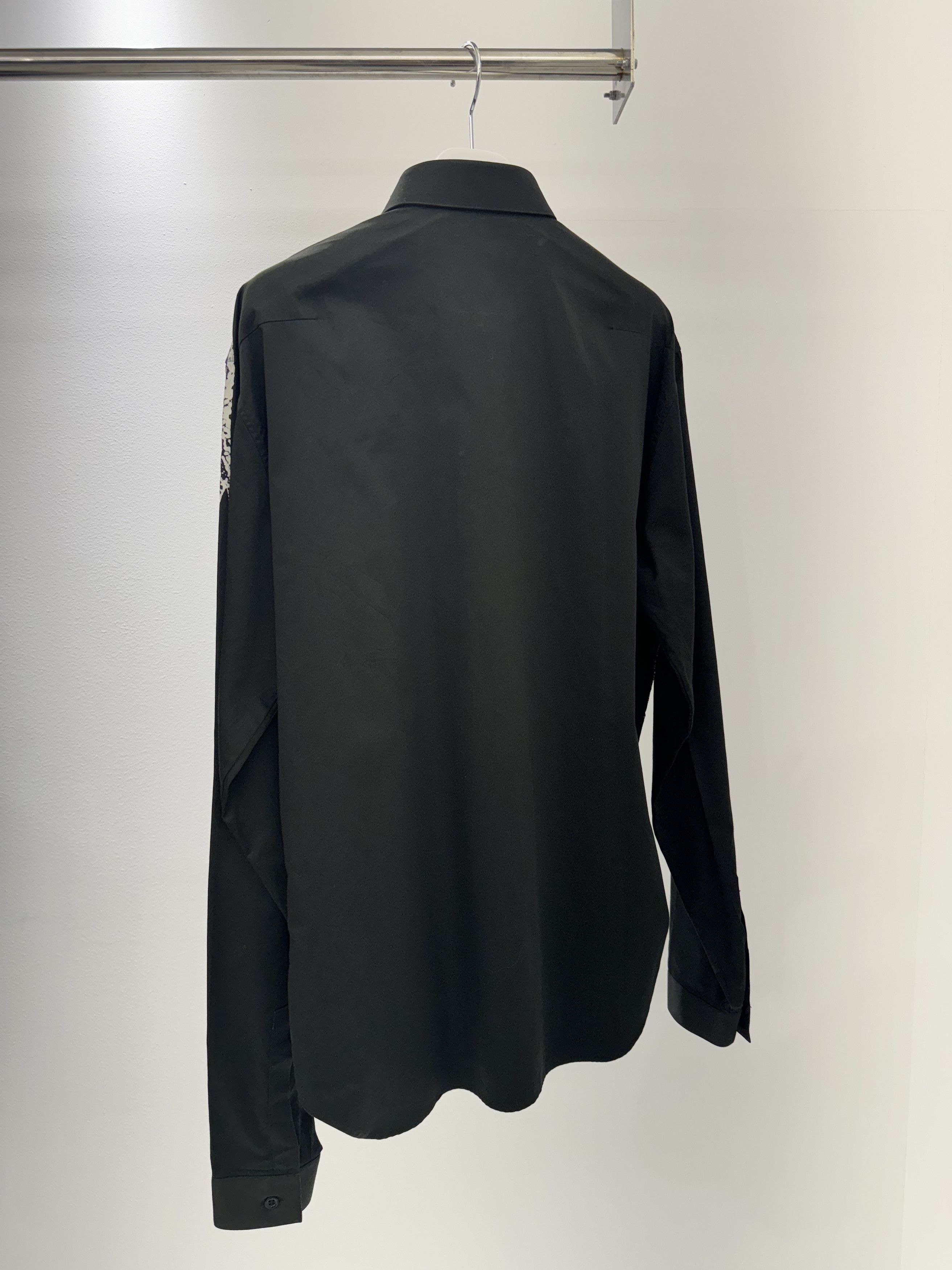 Dior Homme 2003fw 'luster' paint shirt - www.tsi.org.in