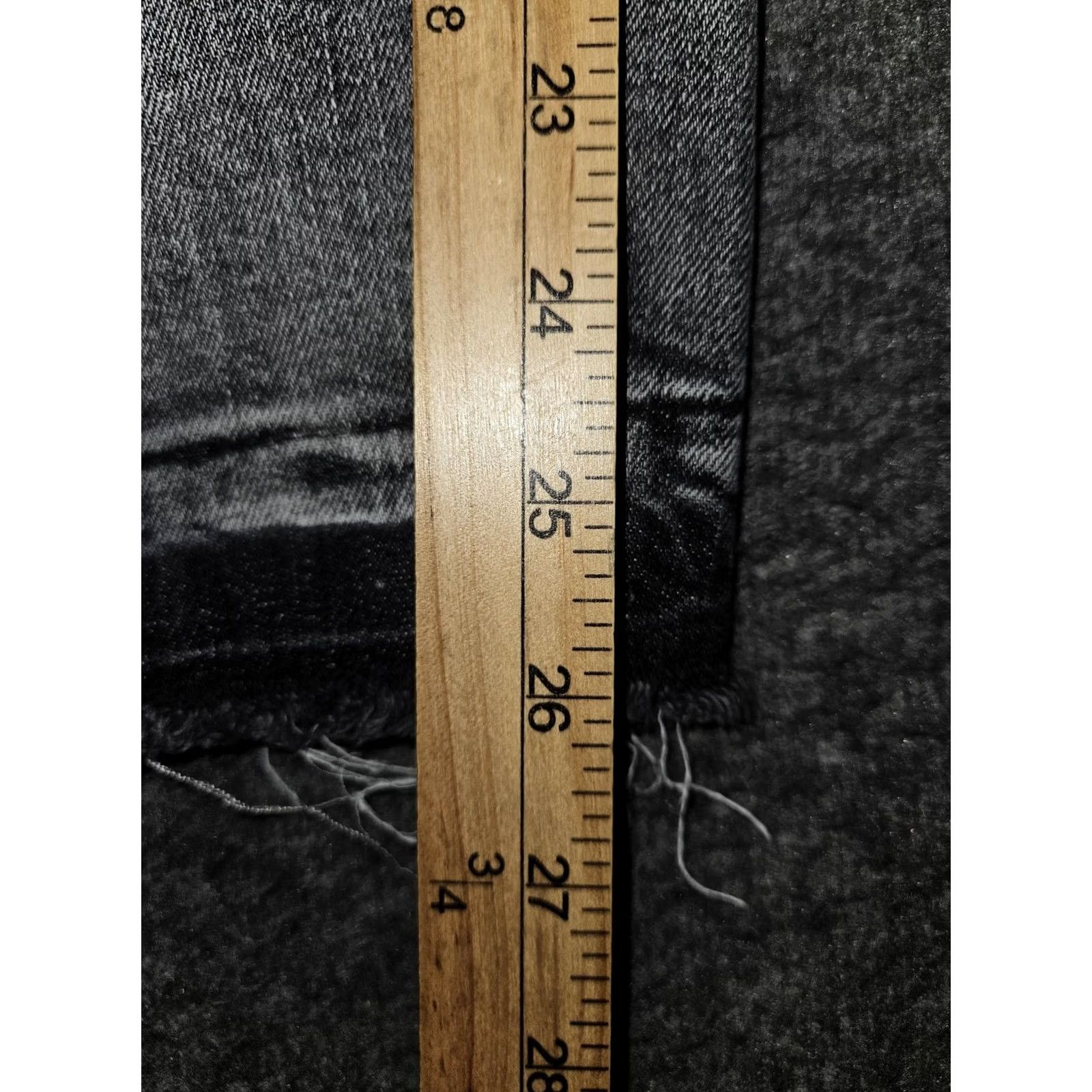 Vintage Judy Blue Jeans Womens 7/28 Gray Charcoal Wash Mid Rise Skinny JB88186 Slim Distressed Pockets Logo 5-Pocket Denim Size 28" / US 6 / IT 42 - 4 Thumbnail