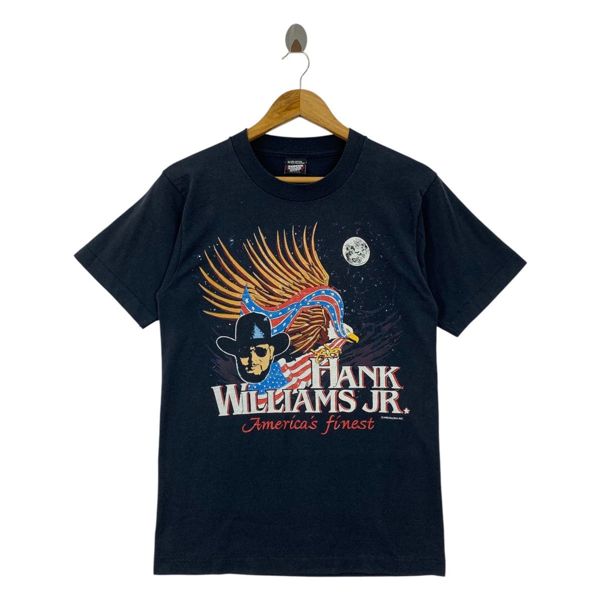 Band Tees × Rock Tees × Vintage Vintage 90s HANK WILLIAMS JR  