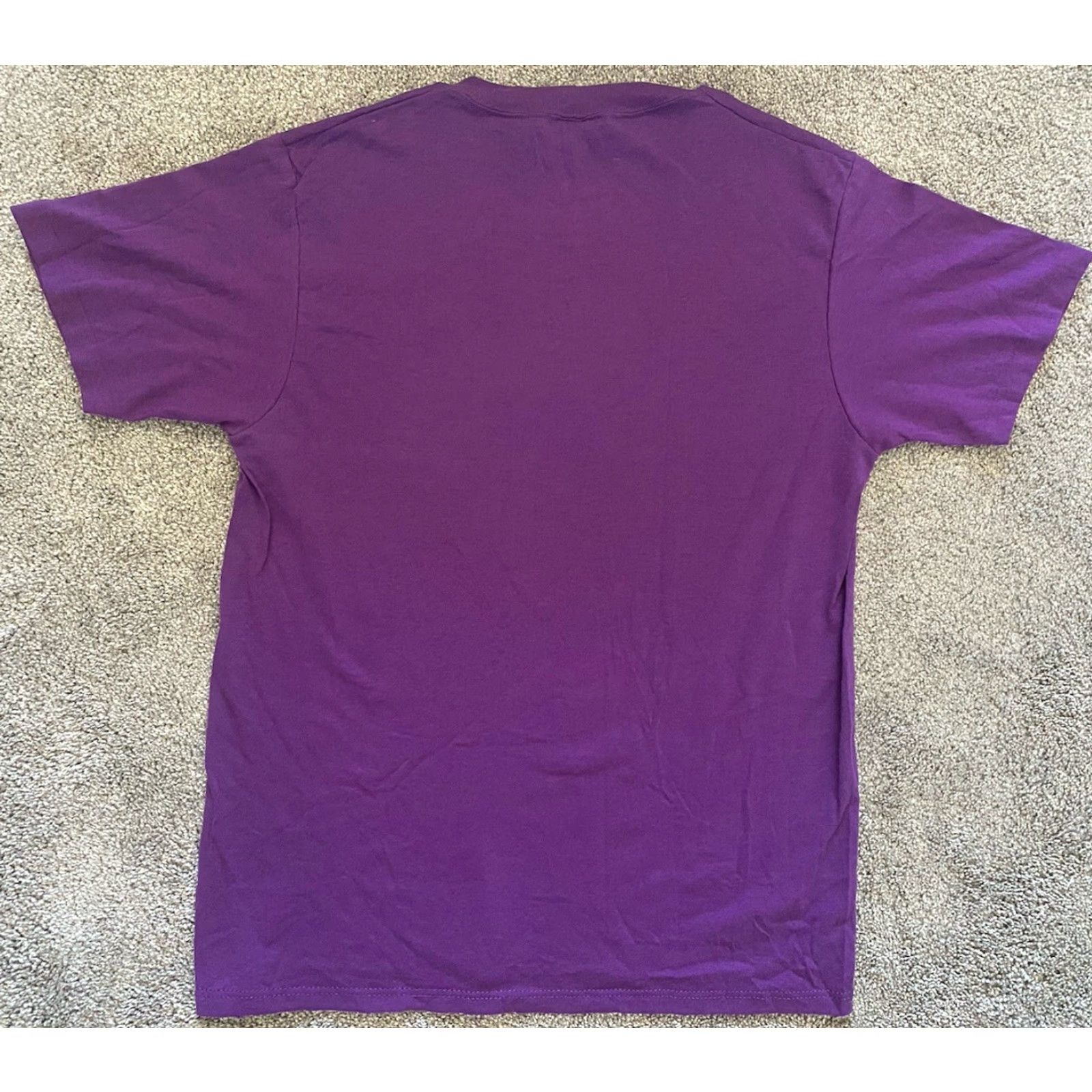 Soffe VINTAGE Soffe Shirt T-Shirt Short Sleeve Purple Adult L 42-44 90s USA Mens Size US L / EU 52-54 / 3 - 2 Thumbnail