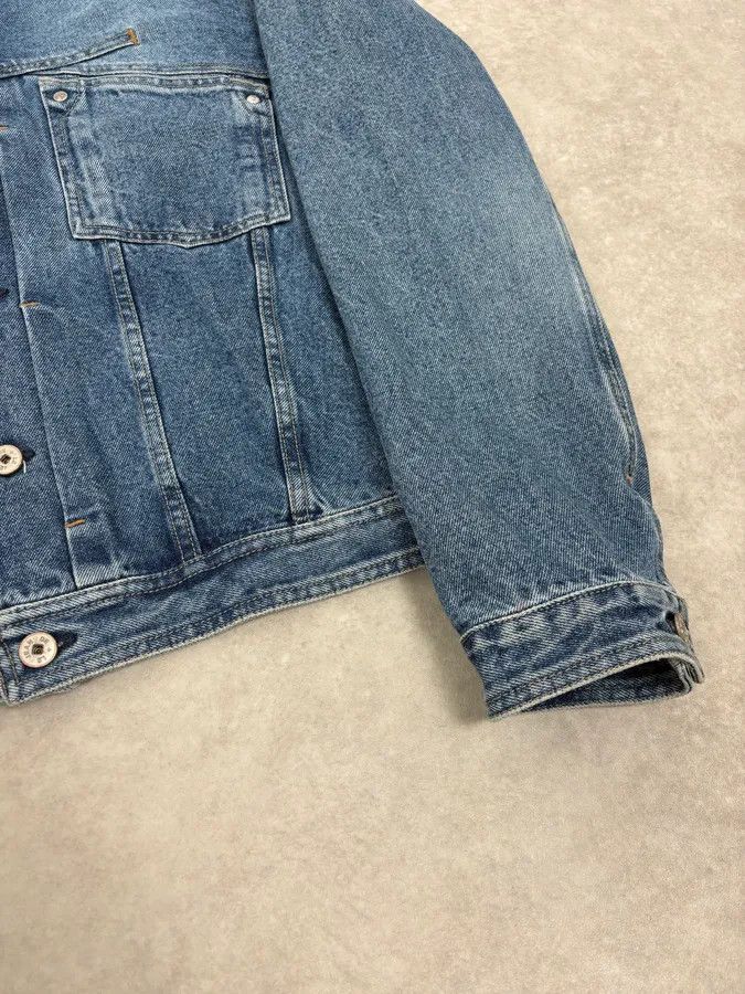 Marithe + Francois Girbaud 1990s Marithé + François Girbaud Blue Structured Denim Jacket Size US M / EU 48-50 / 2 - 8 Thumbnail