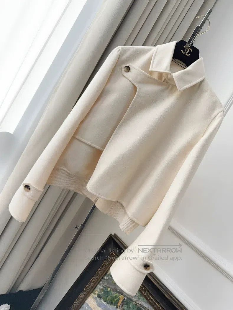 Hermes Hermes Cashmere double-faced casual short coat Size XXS / US 00 / IT 34 - 1 Thumbnail