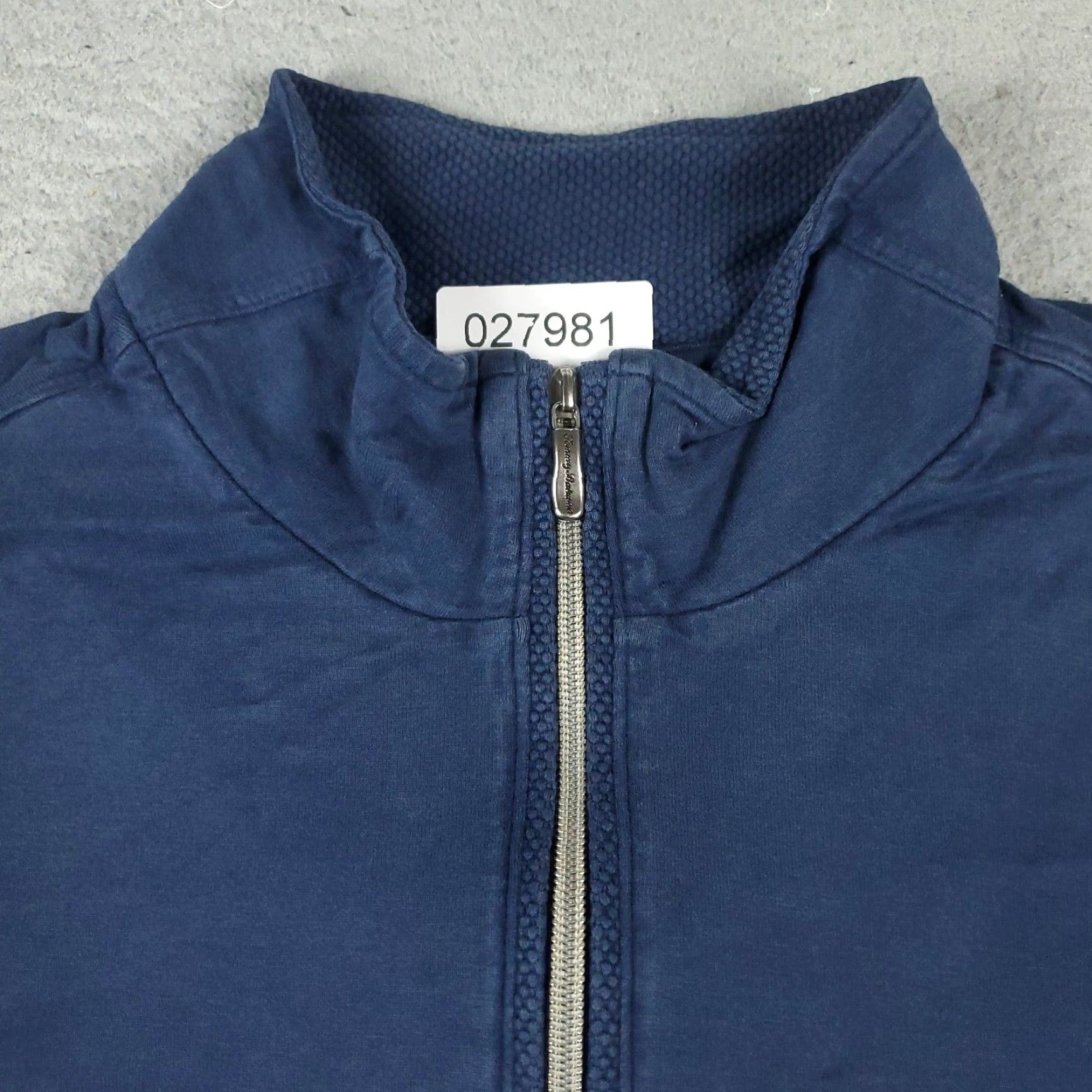 Tommy Bahama Tommy Bahama Blue Long Sleeve Mock Neck 1/4 Zip Up Pullover Sweater Mens XL Size US XL / EU 56 / 4 - 3 Thumbnail