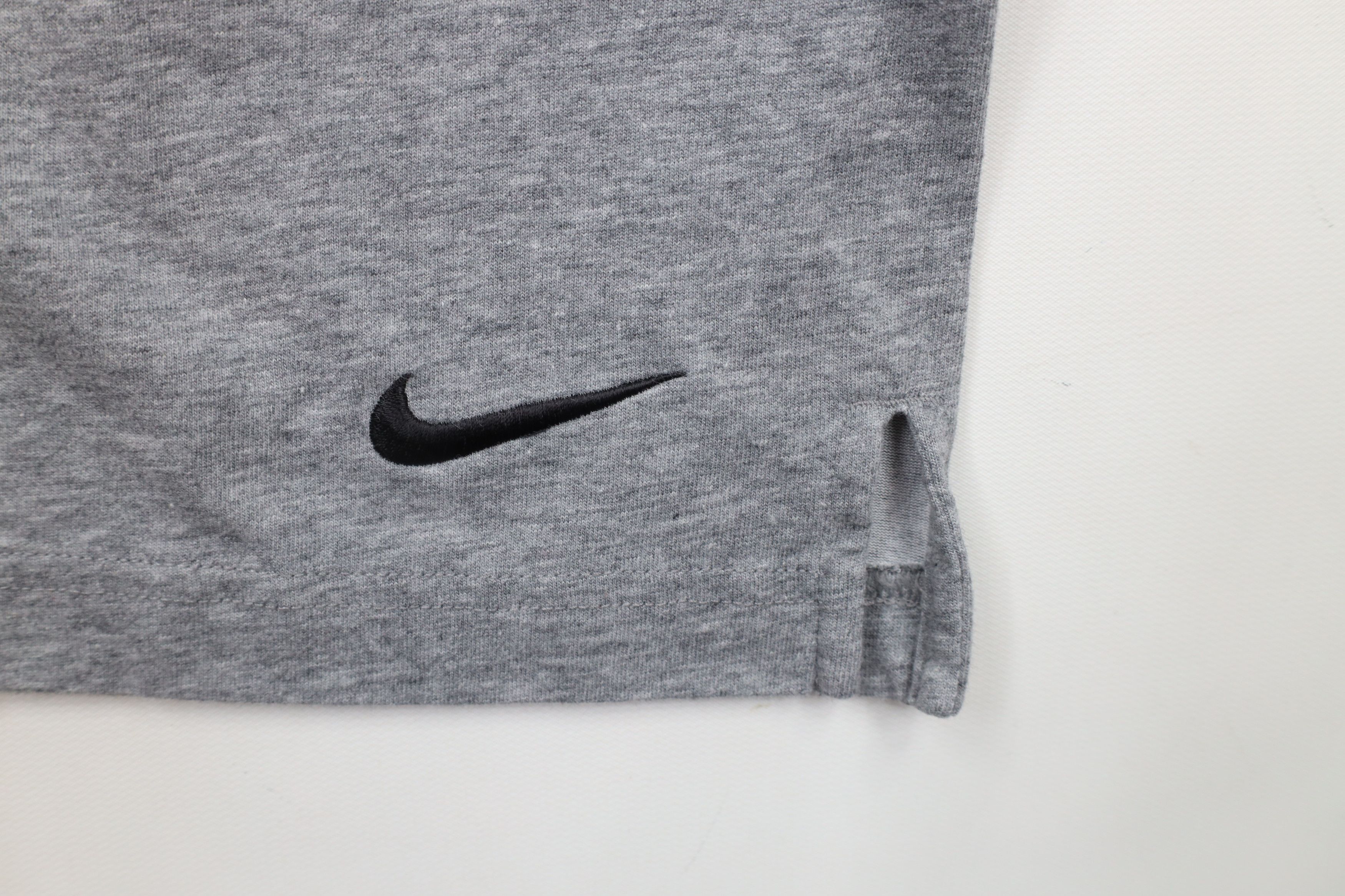 Nike × Vintage Vintage Nike Mini Swoosh Above Knee Shorts Heather Gray Size US 32 / EU 48 - 13 Thumbnail