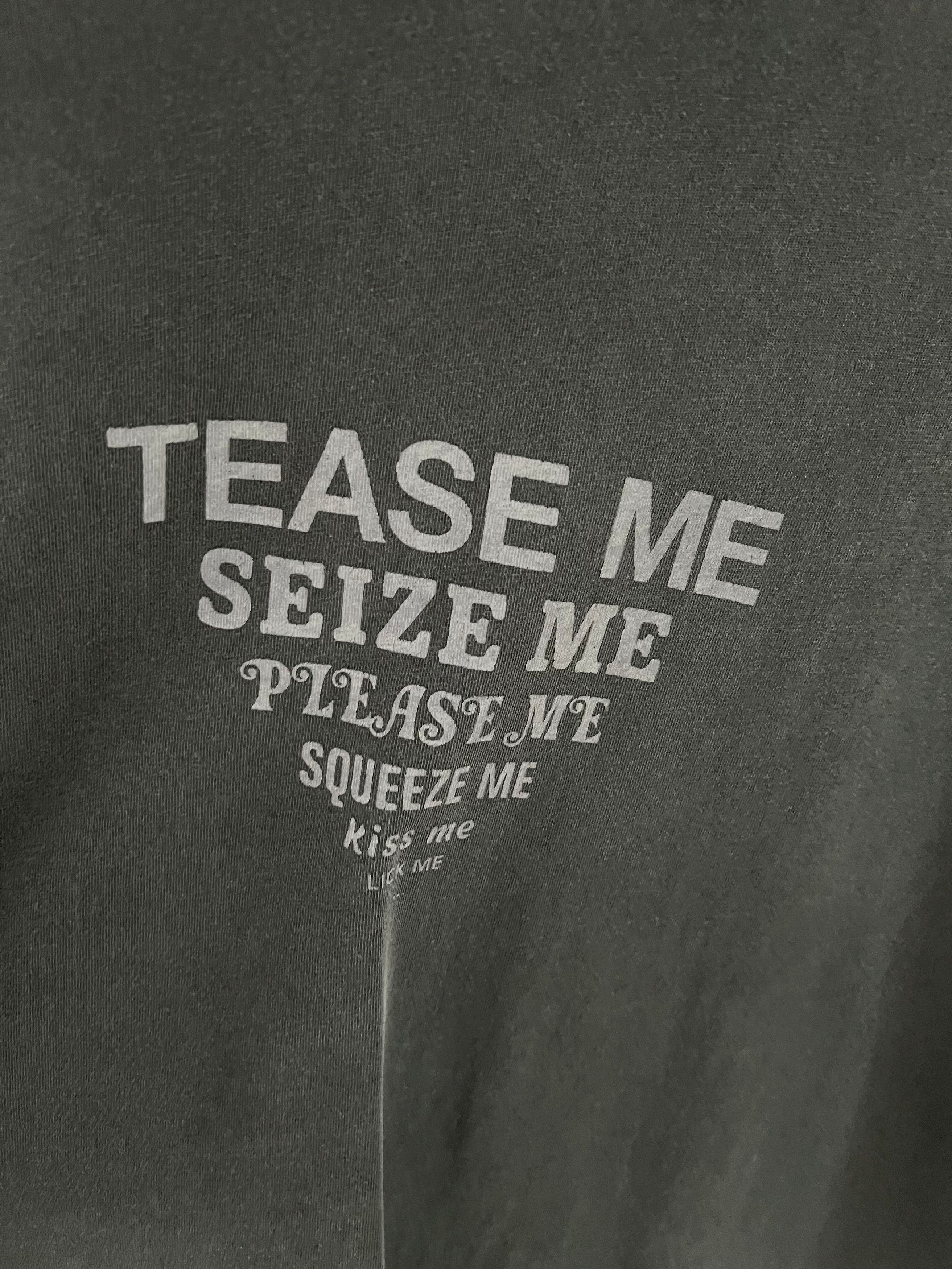 Vetements "Tease Me" Distressed oversized tee Size US XL / EU 56 / 4 - 2 Thumbnail