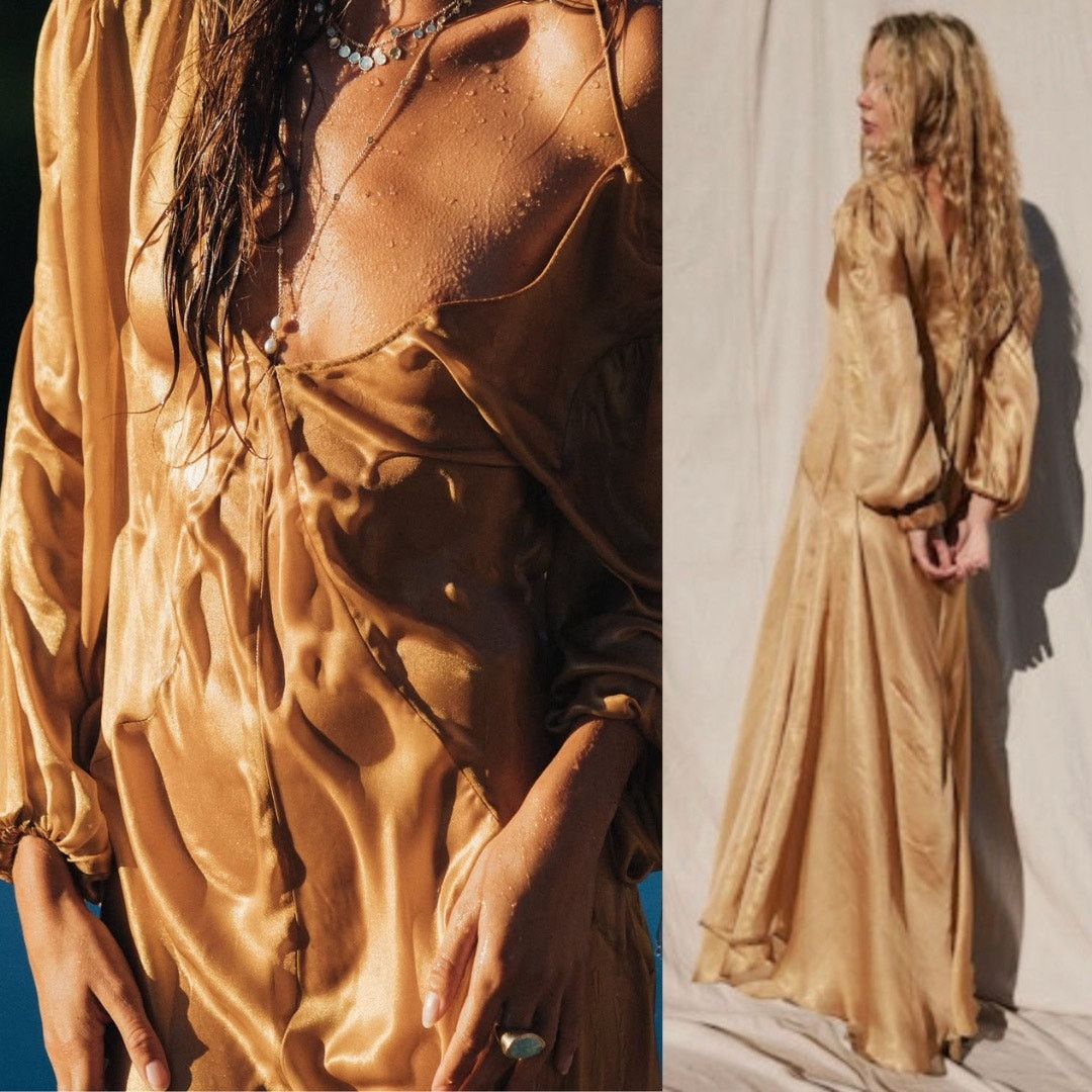 Other Jen's Pirate Booty | NWT Golden Parade Maxi Dress XL Size XL / US 12-14 / IT 48-50 - 4 Thumbnail