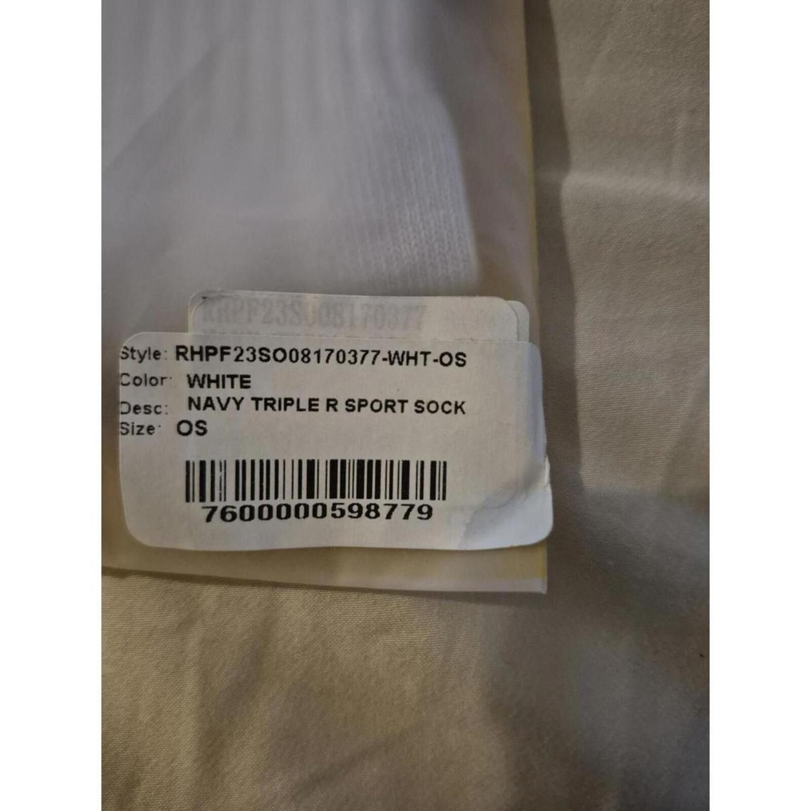 Rhude Rhude Black Triple R Logo Socks Size ONE SIZE - 7 Thumbnail