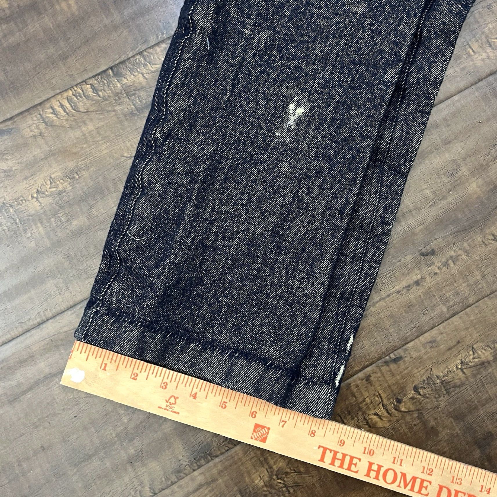 Gap VINTAGE Gap Wide Leg Pants Men 30x23 Cotton Wool Military 5-Pocket Casual Blue 80s 90s Size US 30 / EU 46 - 6 Thumbnail