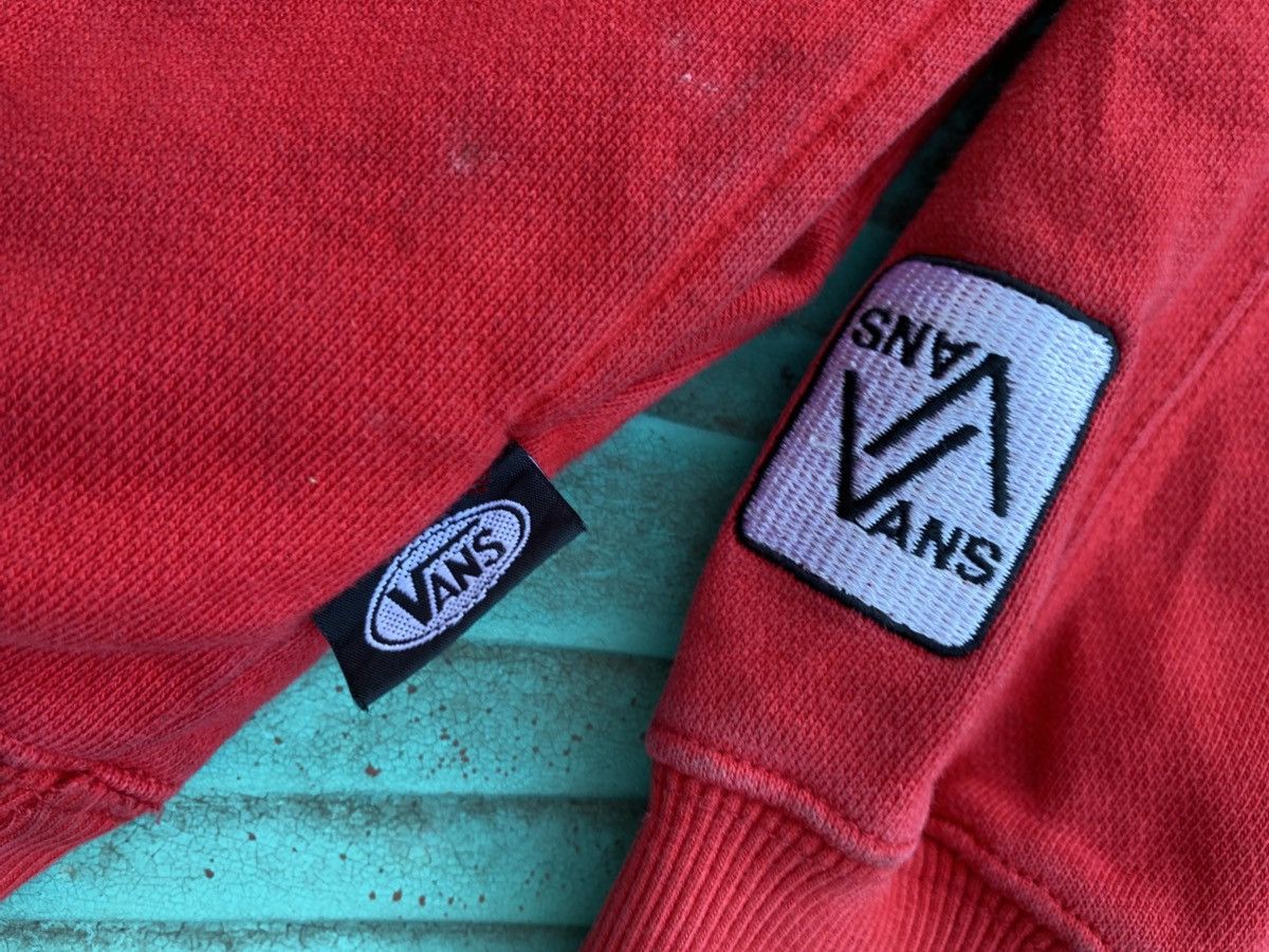 Vans Vans 90s vintage red sweatshirt Size US XL / EU 56 / 4 - 5 Thumbnail
