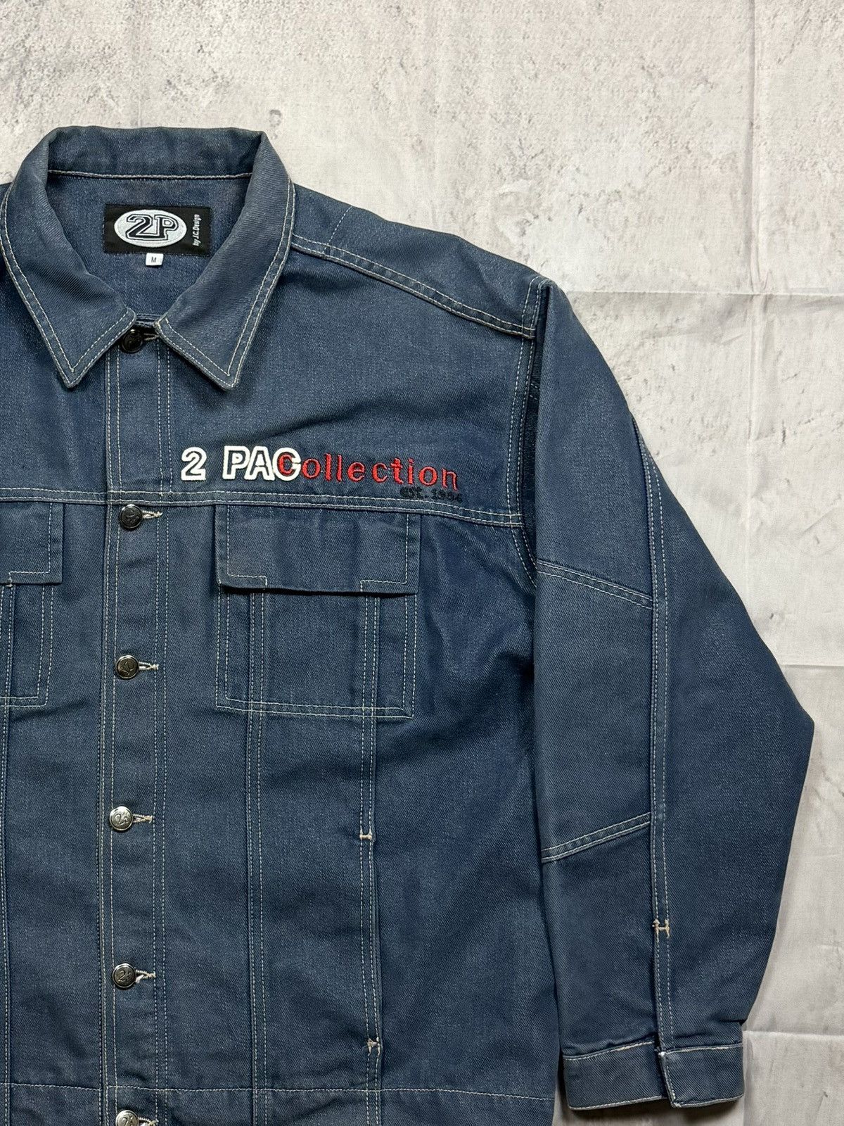 Other 2pac collection denim jacket Size US M / EU 48-50 / 2 - 2 Thumbnail
