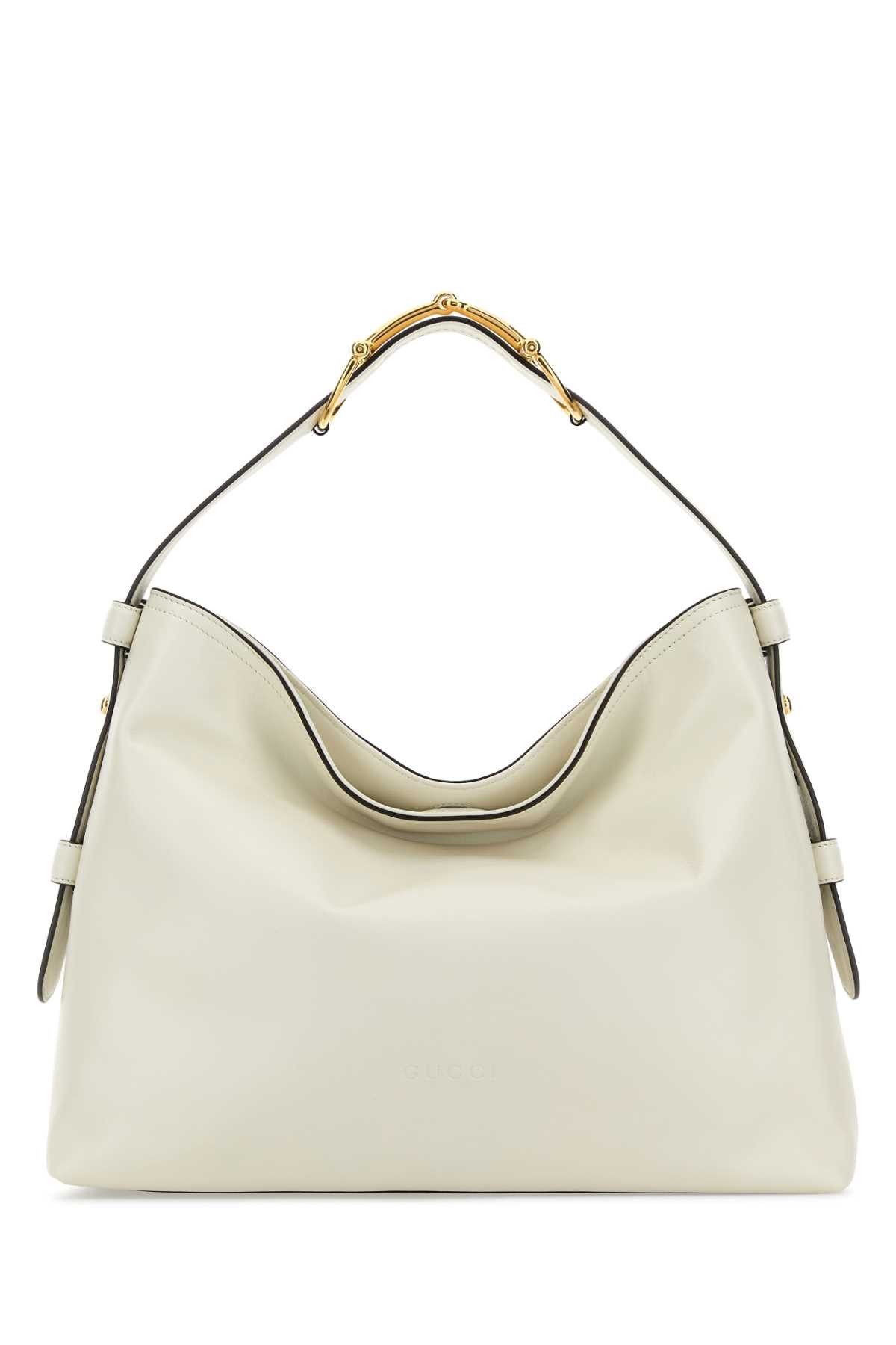 Gucci White Leather Medium Gucci Beatrix Shopping Bag Size ONE SIZE - 1 Thumbnail