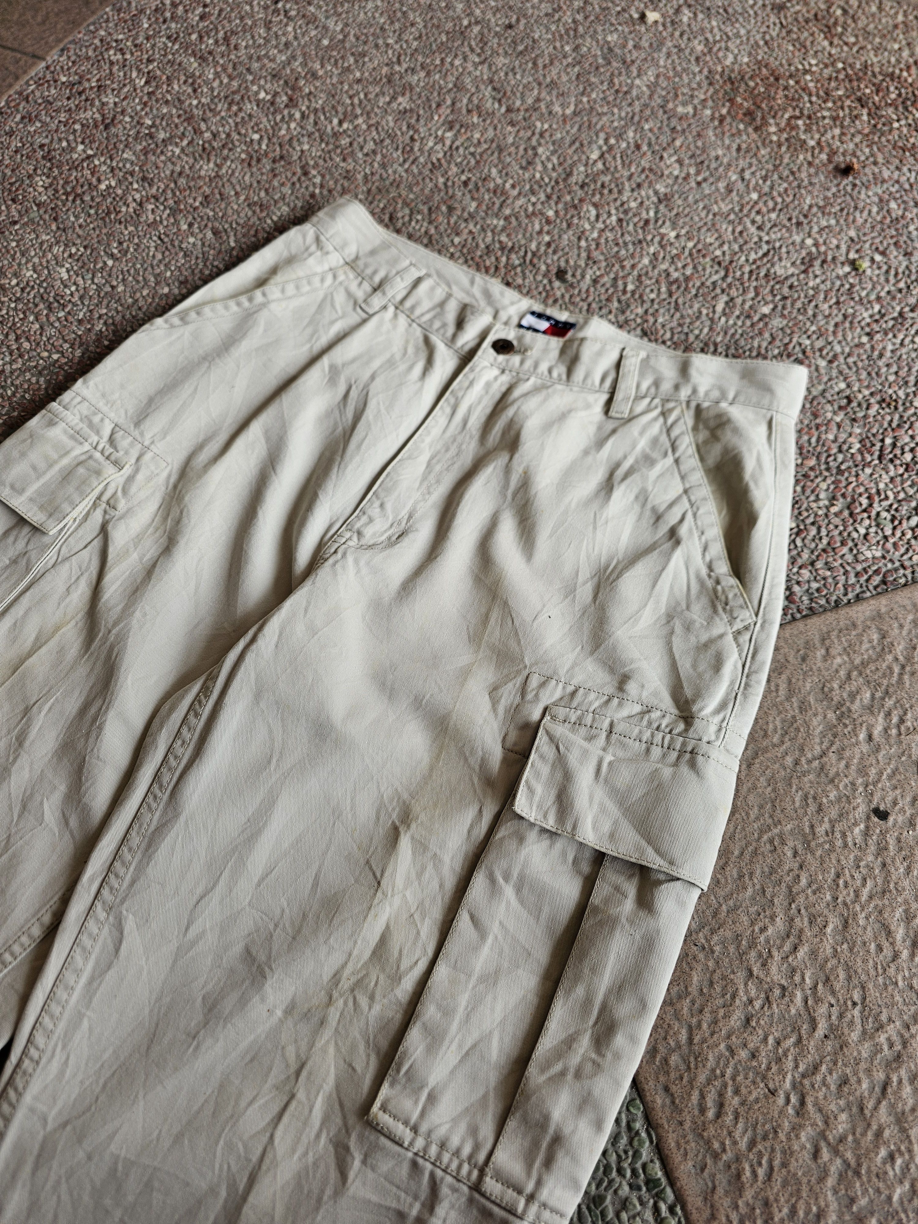 Tommy Hilfiger Vintage Tommy Hilfiger Beige Cargo Pants W32 Y2K Utility Fit Size US 32 / EU 48 - 7 Thumbnail