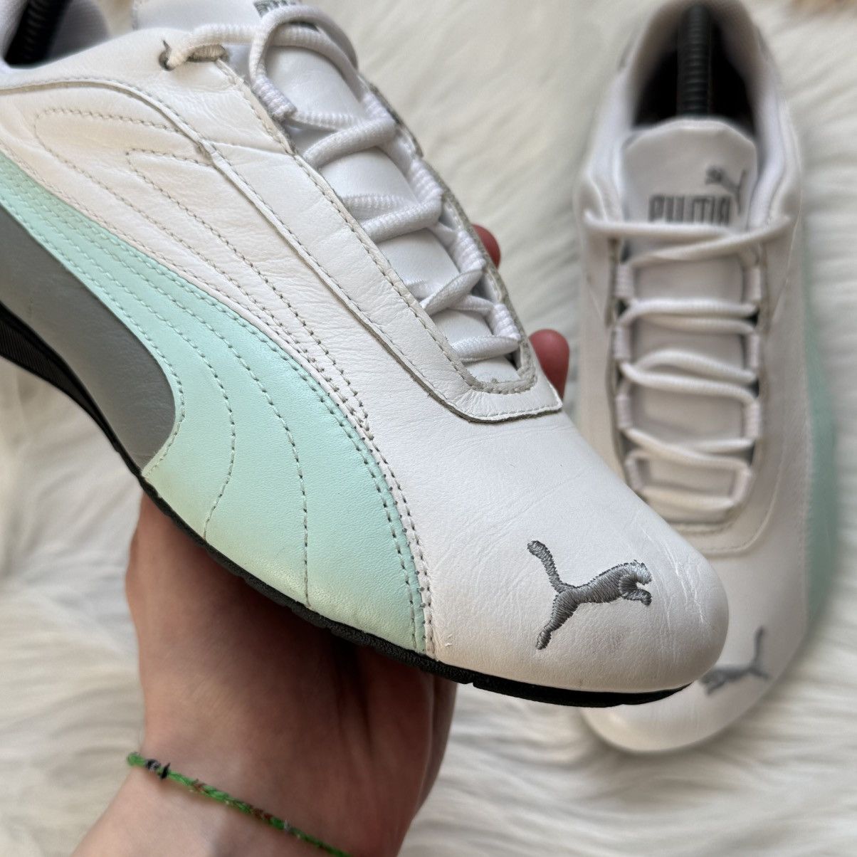 Puma 📌 Vintage Y2K Crazy Puma SpeedCat Leather 00’s Sneakers Size US 6.5 / IT 36.5 - 8 Thumbnail