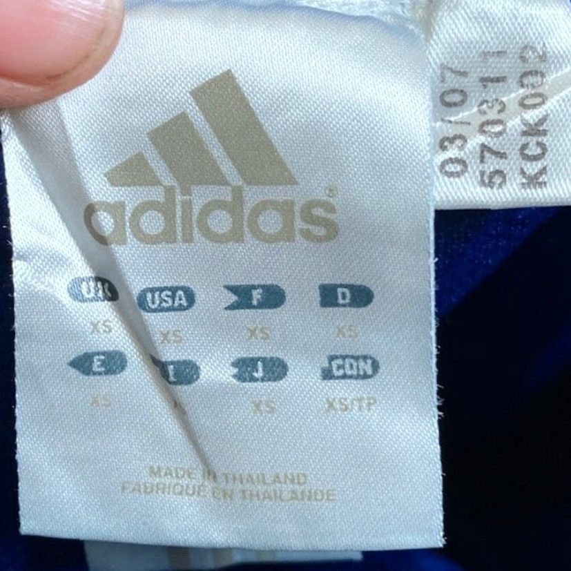 Adidas Adidas Mens Pants Blue Rain Track Pull On Lined Climaproof Windbreaking XS Size US 27 - 4 Thumbnail
