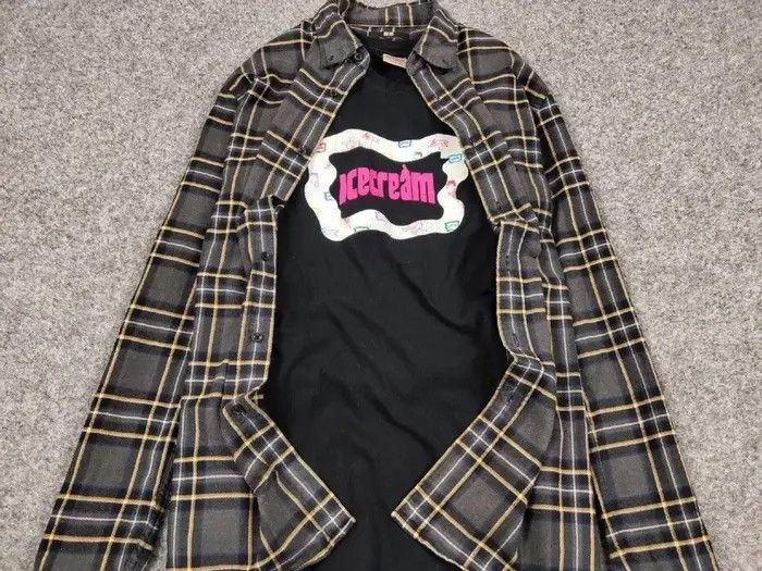 Flannel Vintage Flannel Shirt Checkered Travis Scott Style Hype Size US M / EU 48-50 / 2 - 5 Thumbnail