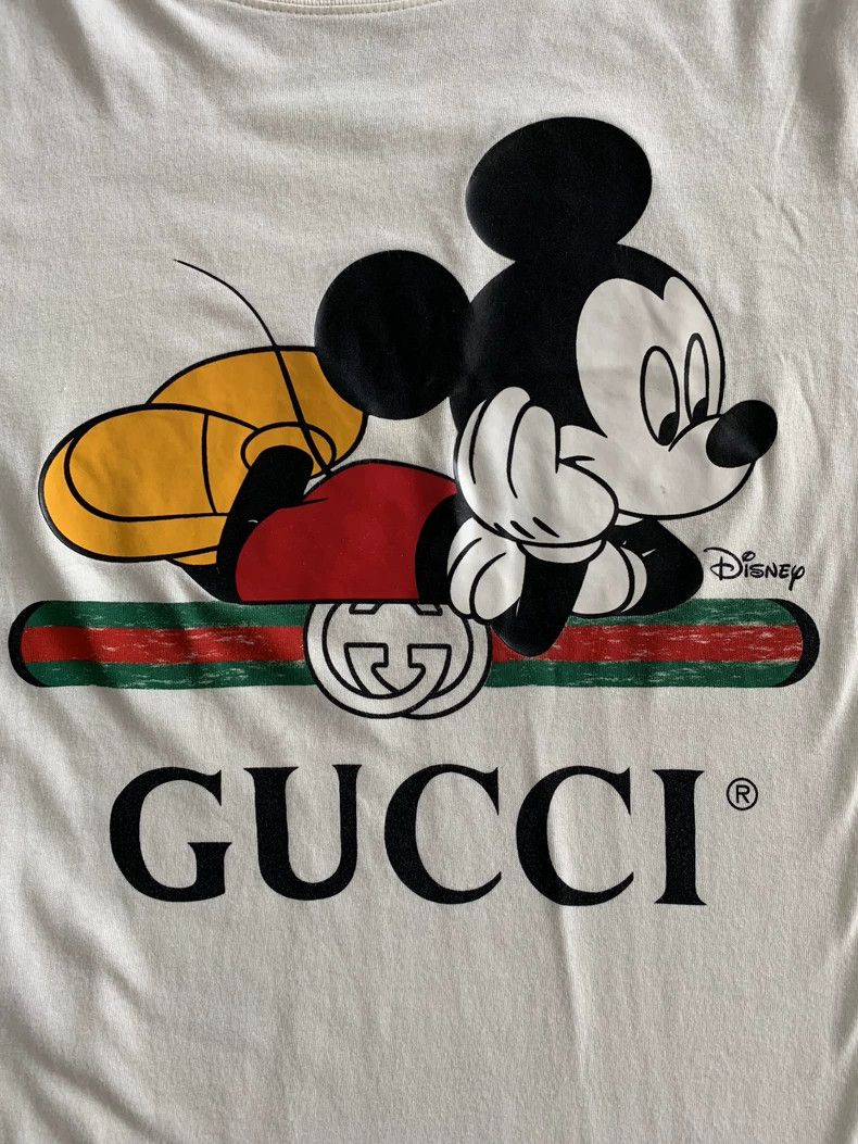 Gucci Gucci Disney co-branded Mickey T-shirt Size S / US 4 / IT 40 - 4 Thumbnail