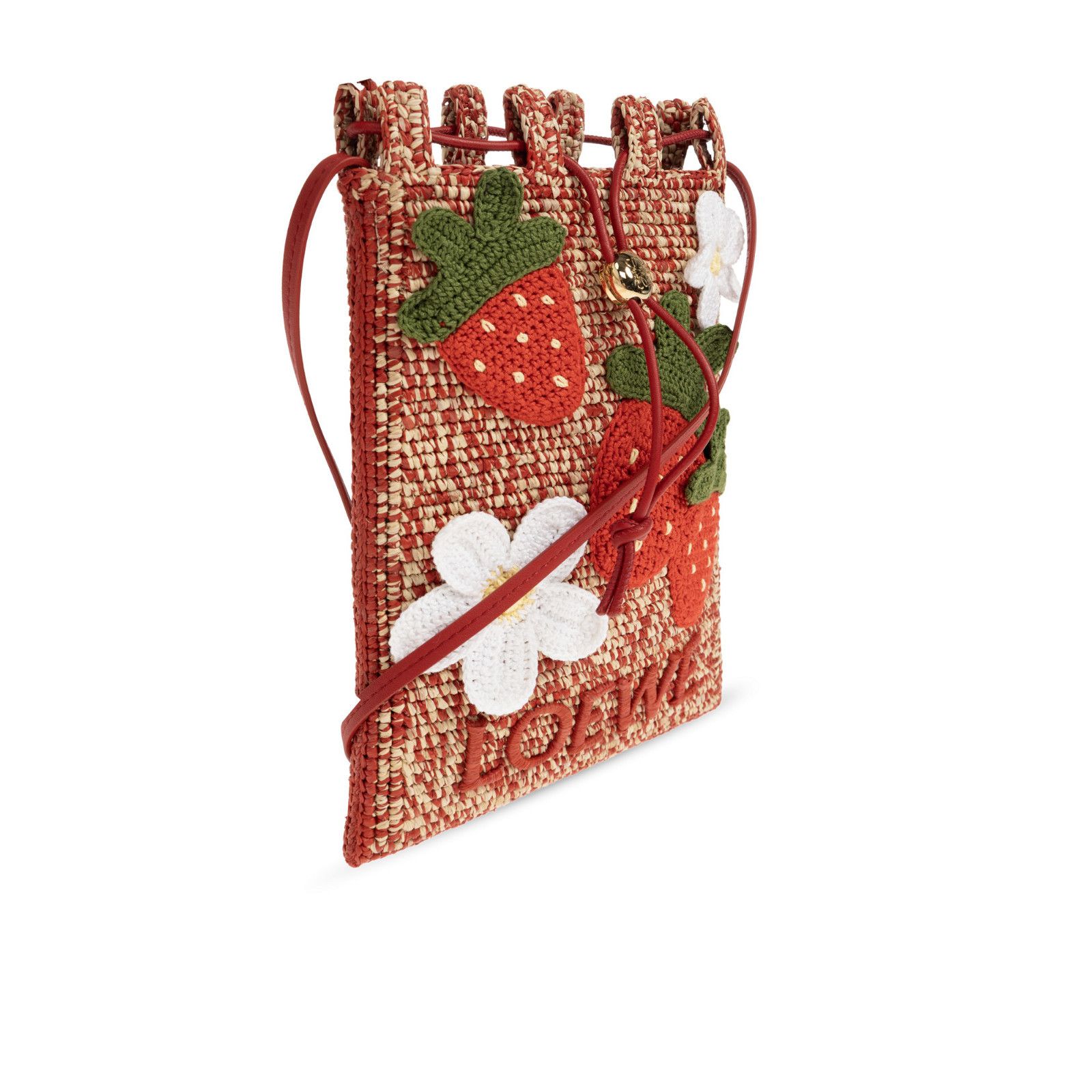 Loewe LOEWE Drawstring Pocket $1450 Multicolor/Red Shoulder Bag Ne Size ONE SIZE - 3 Thumbnail