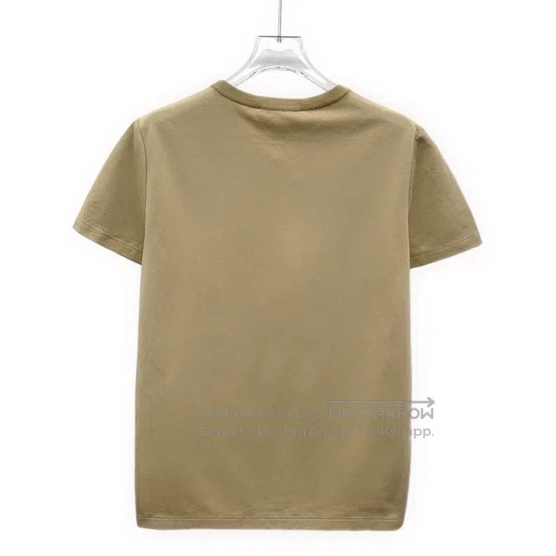 Loro Piana Loro Piana 25 Model Brown Logo Embroidered Cotton Crewneck Size XS / US 0-2 / IT 36-38 - 2 Thumbnail