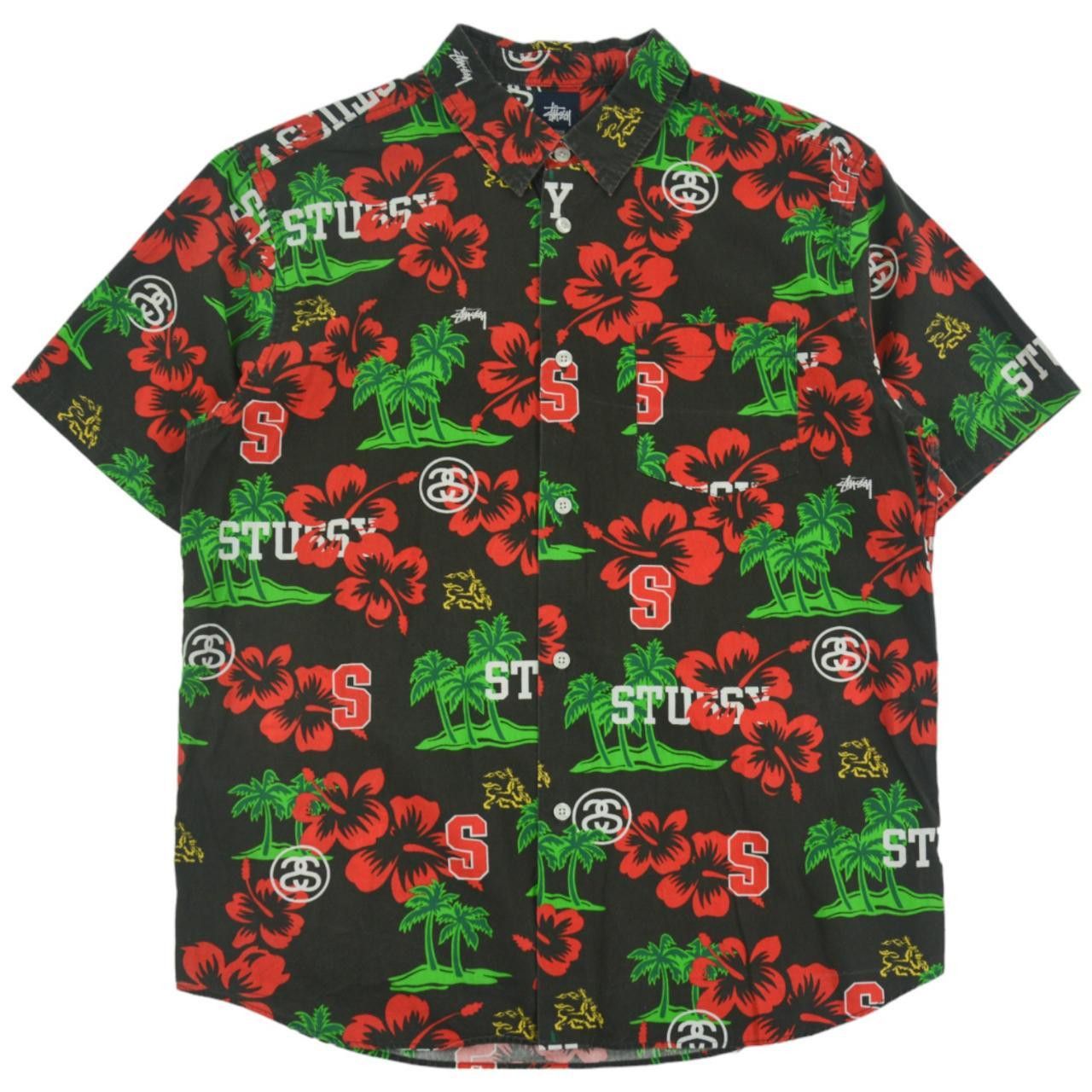 Stussy Hawaiian Shirt Aloha Shirt Stussy Hawaiian Pattern Shirt 