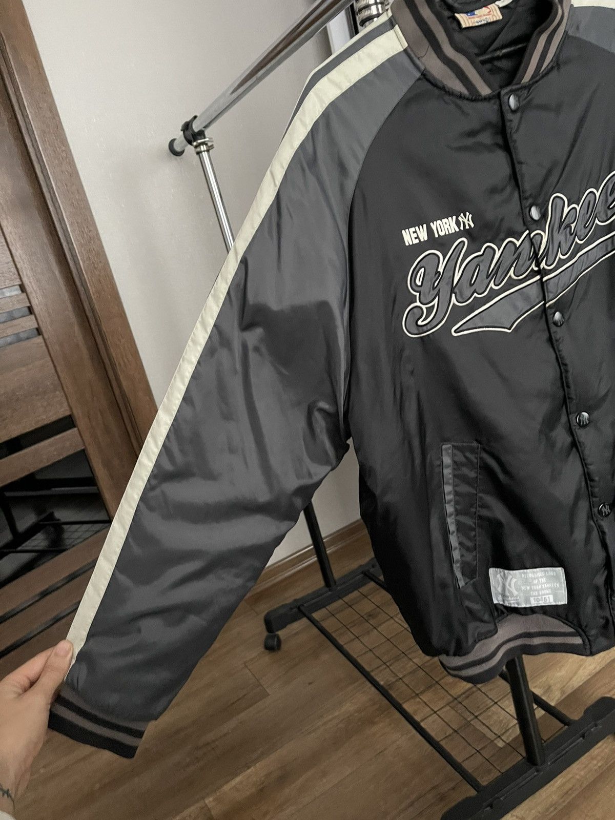 MLB New York NY Yankees Vintage MLB Bomber Jacket 90s Size US M / EU 48-50 / 2 - 8 Thumbnail