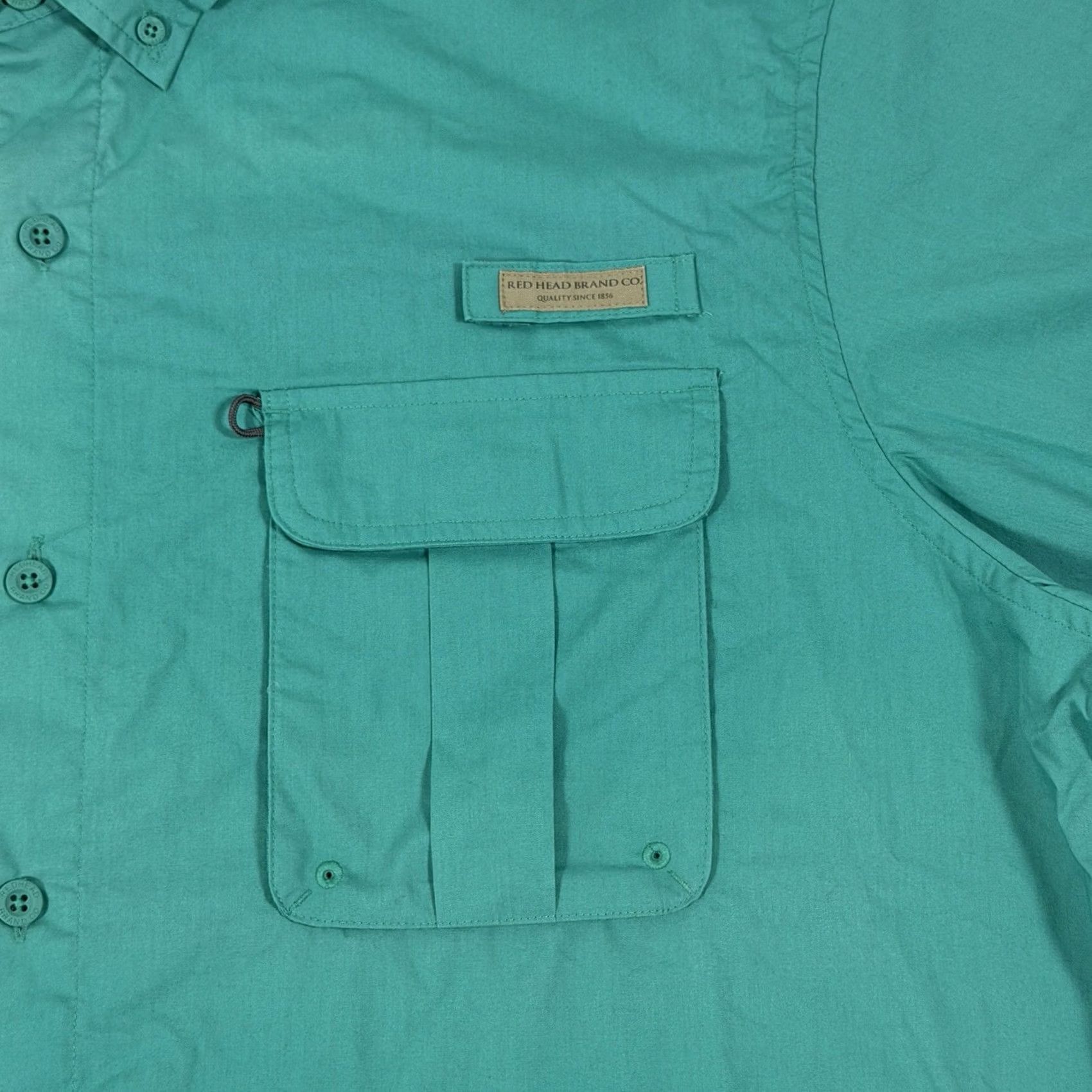 Altea RedHead Button-Up Shirt Men's 2XL Teal Green Lightweight Casual Outdoor Shirt Size US XXL / EU 58 / 5 - 3 Thumbnail