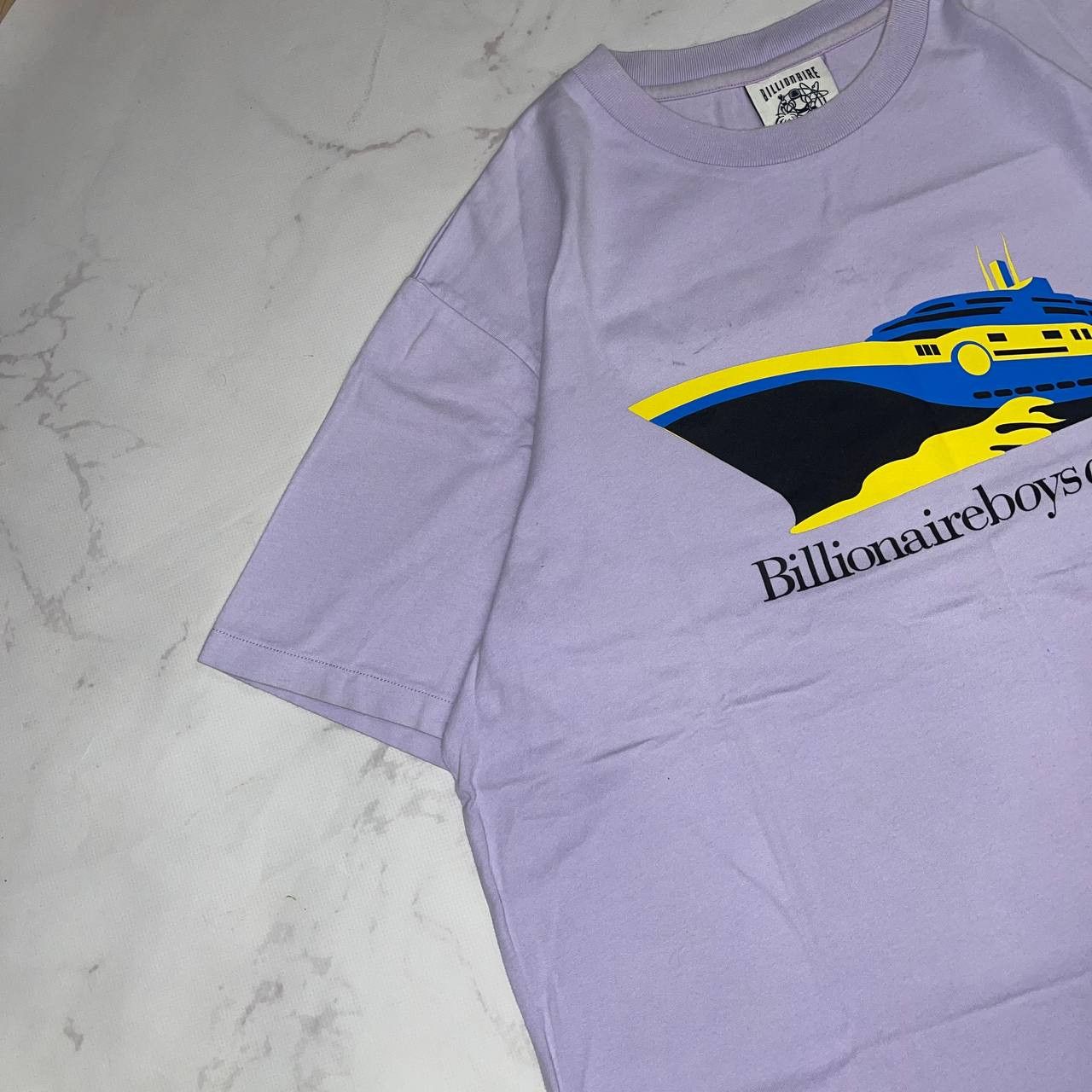 Billionaire Boys Club Billionaire Boys Club Yacht Big Logo T Shirt Sz L Lilac Mens Size US L / EU 52-54 / 3 - 3 Thumbnail