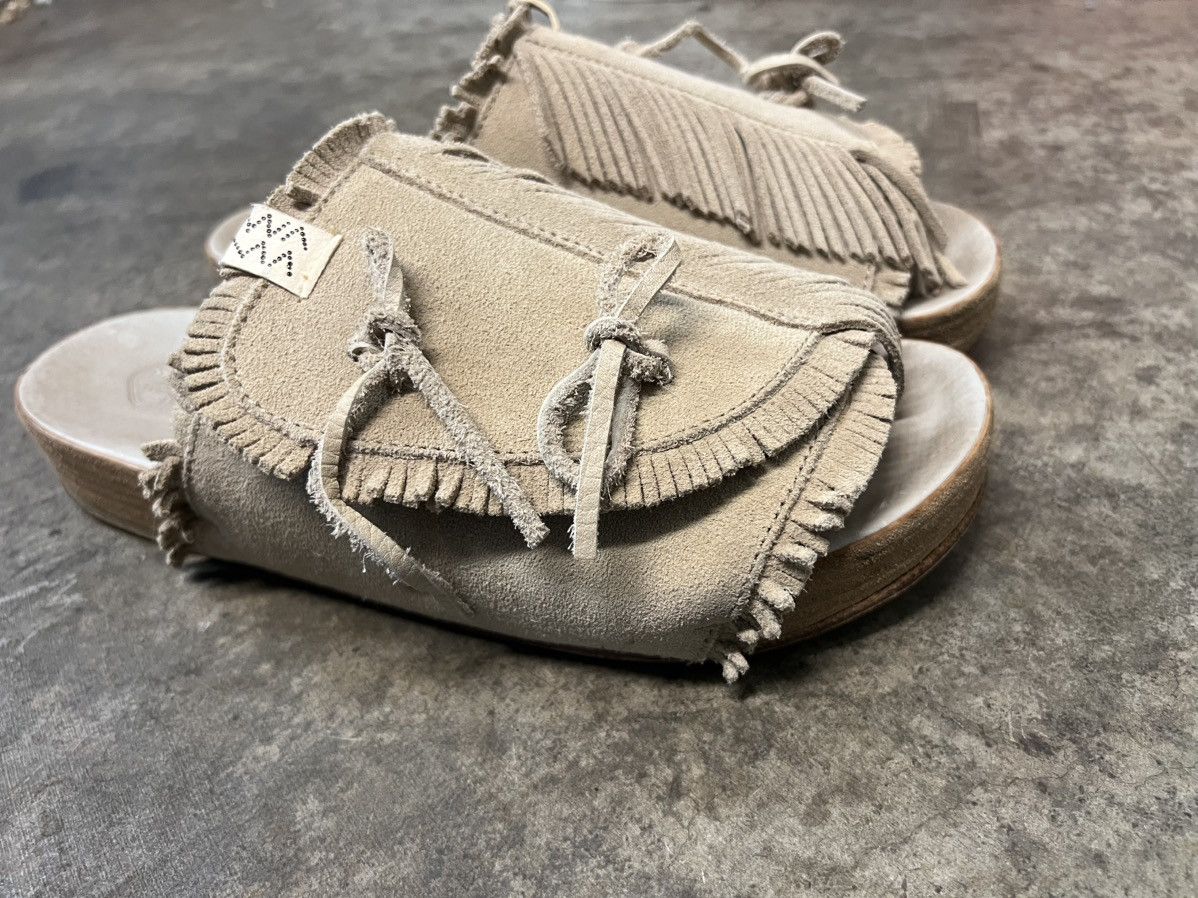 Visvim Visvim Christo Shaman Suede Folk Slides Size US 10.5 / EU 43-44 - 1 Thumbnail