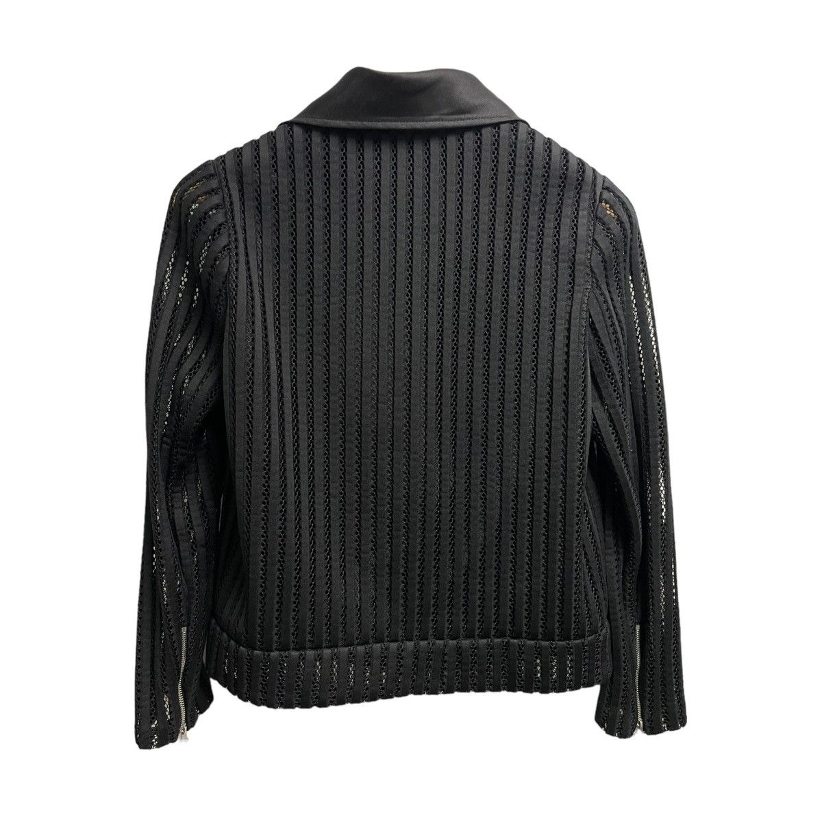 Designer × Vintage Knit sheer asymmetrical jacket Size M / US 6-8 / IT 42-44 - 3 Thumbnail