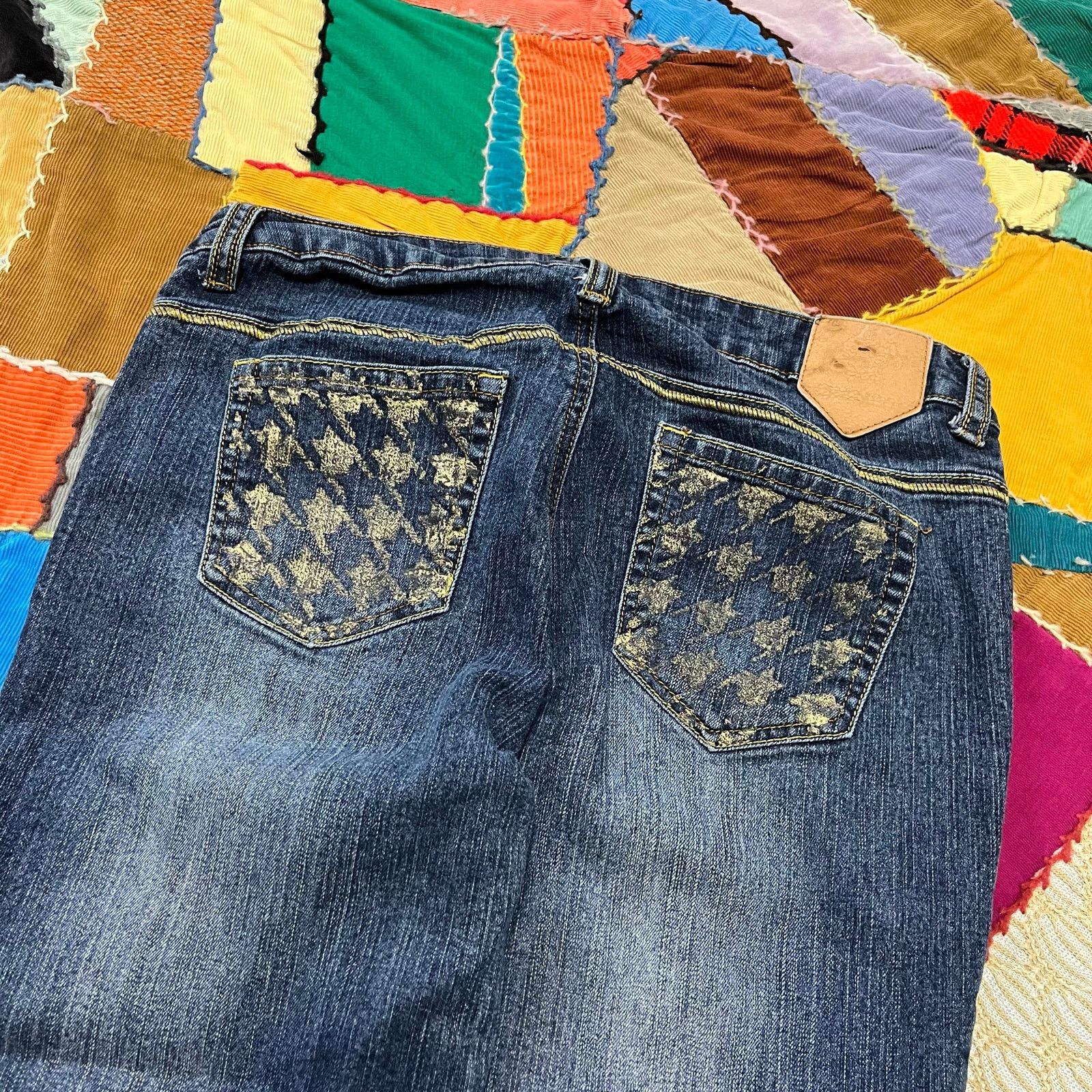 Southpole Y2K Southpole Acid Washed Embroidered Painted Capri Jeans 34 Size 38" / US 16 / IT 52 - 3 Thumbnail