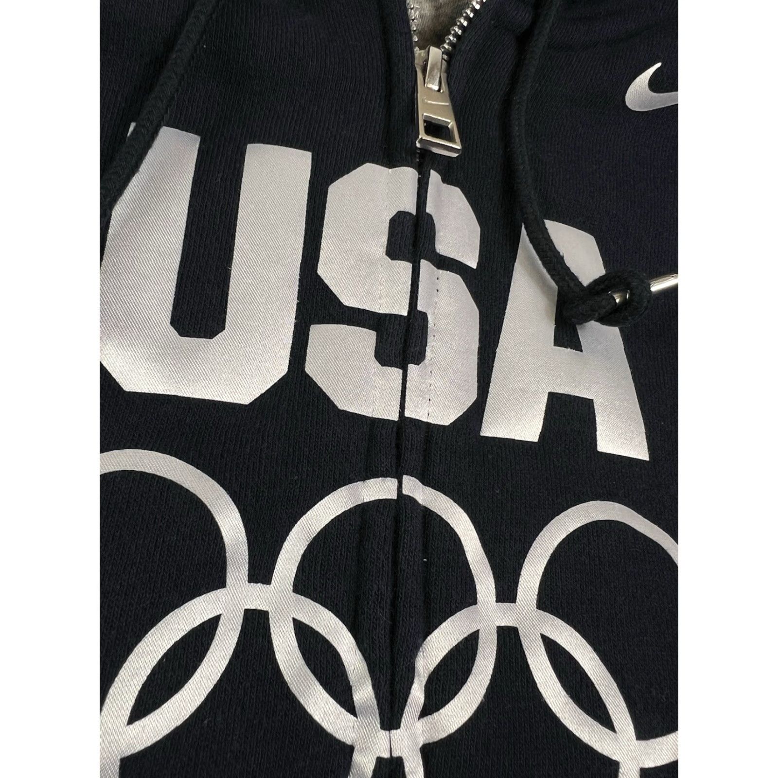 Nike VINTAGE Women’s Nike Team USA London Olympics Full Zip Hoodie Jacket Blue Size M USA Track Jacket Women Womens M Blue Nike Full Zip Hoodie Jacket Size M / US 6-8 / IT 42-44 - 4 Thumbnail