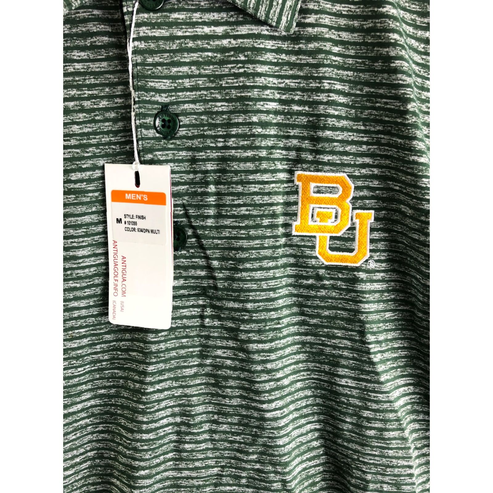 Vintage Antigua BU Polo Green Short Sleeve Pullover Shirt Men M Polo University Boston University Logo Athletic Lightweight Cap Collar Shirt Size US M / EU 48-50 / 2 - 2 Thumbnail