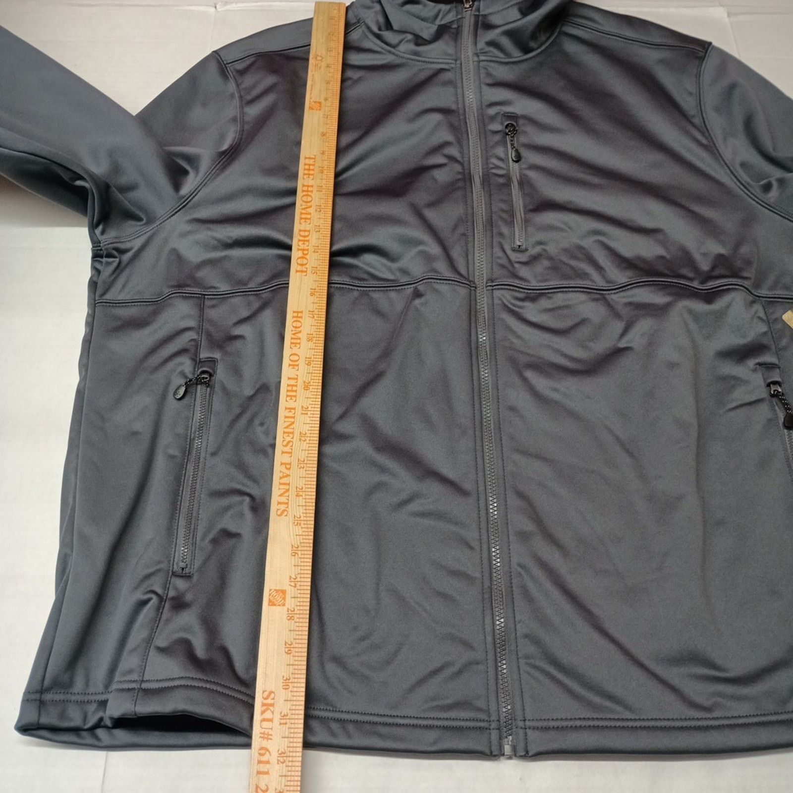 Other Ozark Trail Men's Size 3XL Gray Zip Hooded Softshell Jacket Size US XXL / EU 58 / 5 - 8 Thumbnail