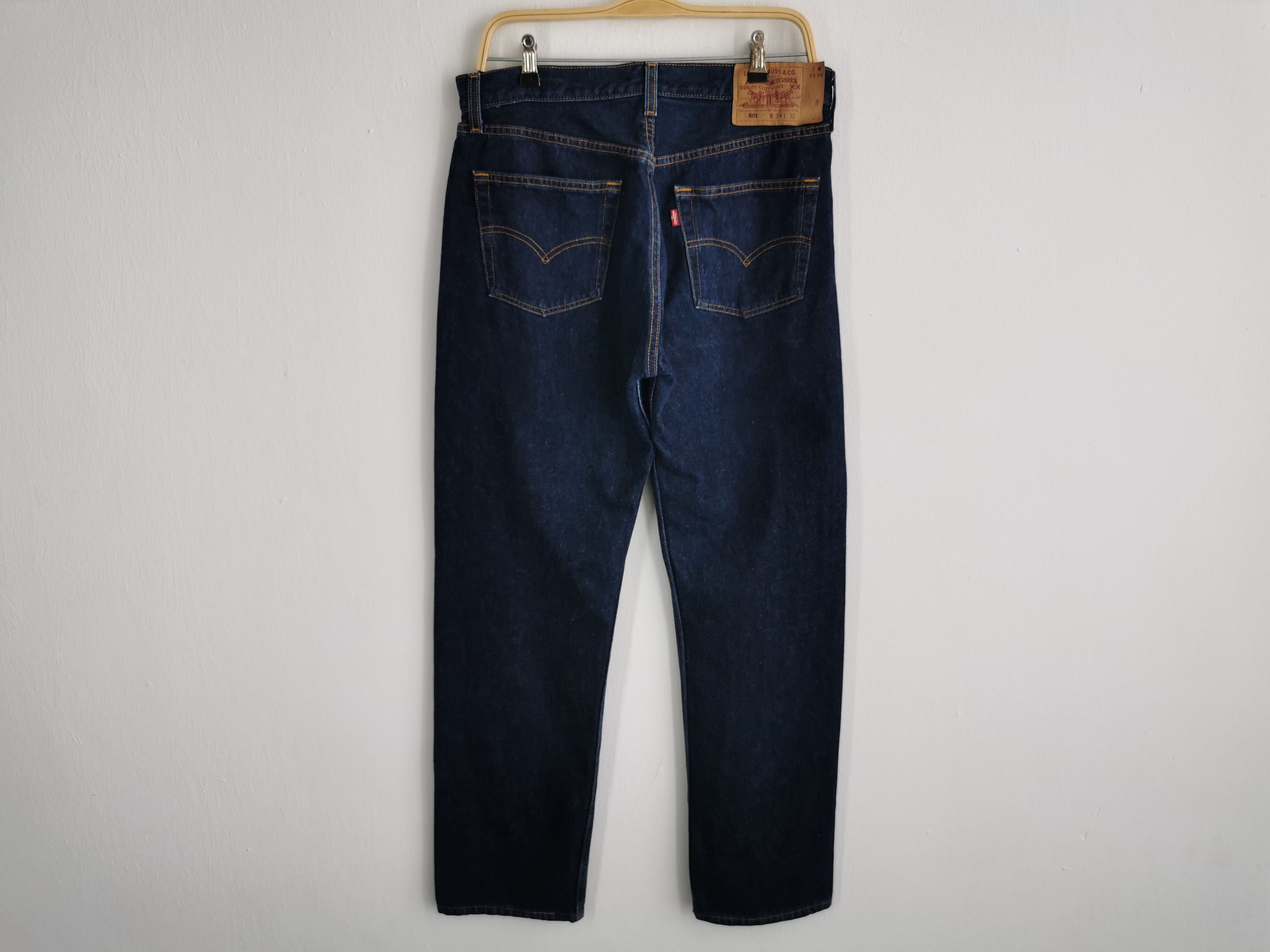 Levi's Vintage 90s Levis Lot 501 Denim Made In USA Size 34/34x32 Size US 34 / EU 50 - 4 Thumbnail