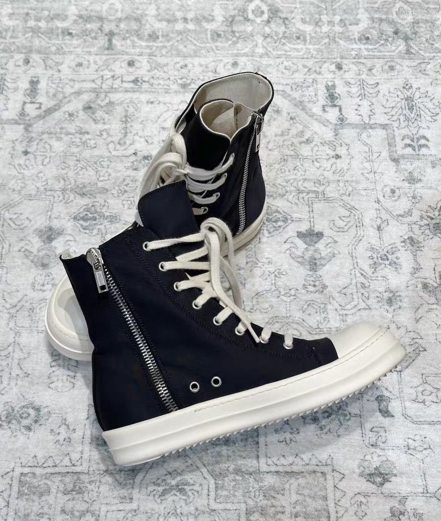 Rick Owens Rick Owens DRKSHDW high-top canvas sneakers Size US 7 / EU 40 - 5 Thumbnail
